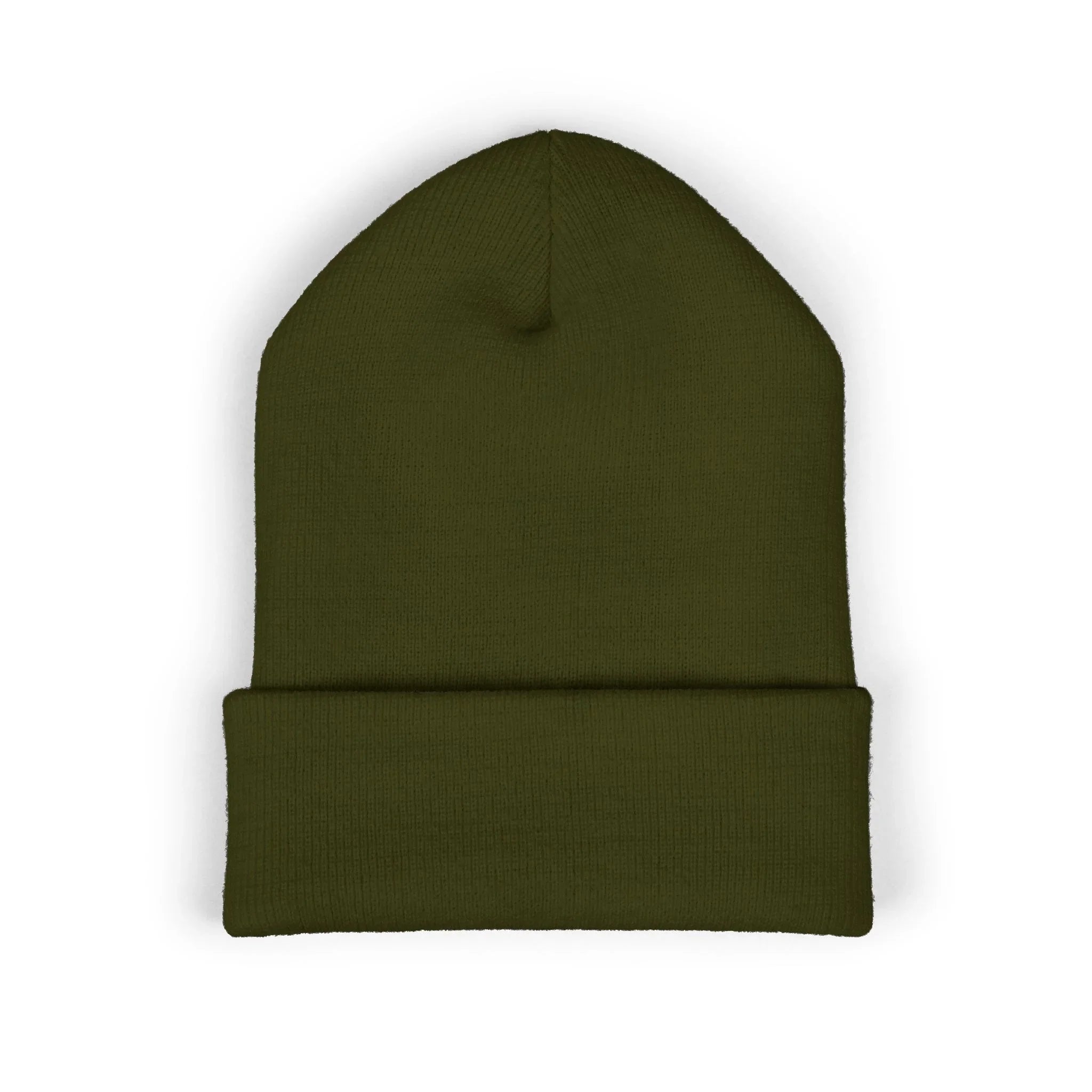 Treelogo Outline Embroidered Foldup Beanie-CUSTOM ORDER