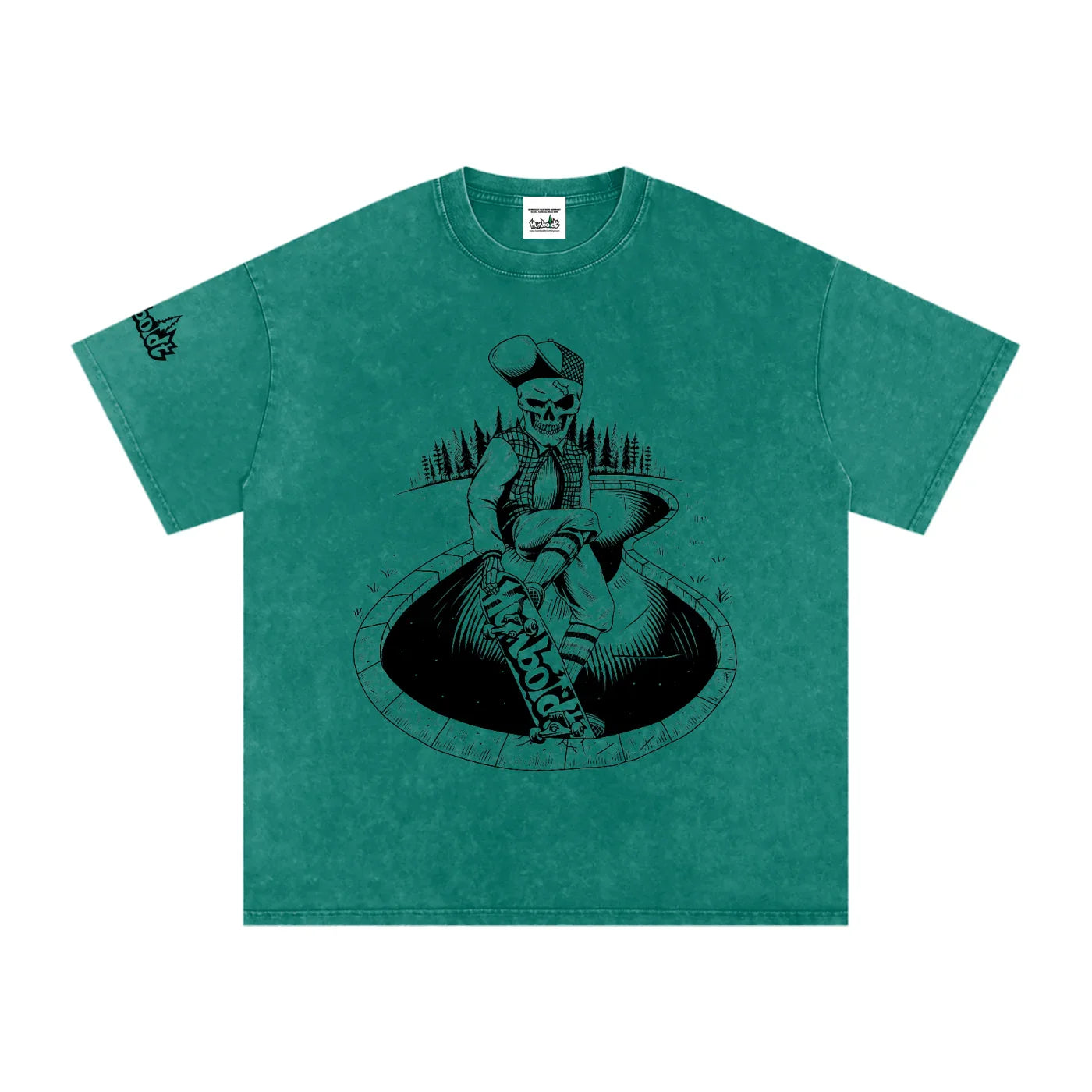 Skate Life Snow Washed Oversized Cotton Tshirt-CUSTOM ORDER