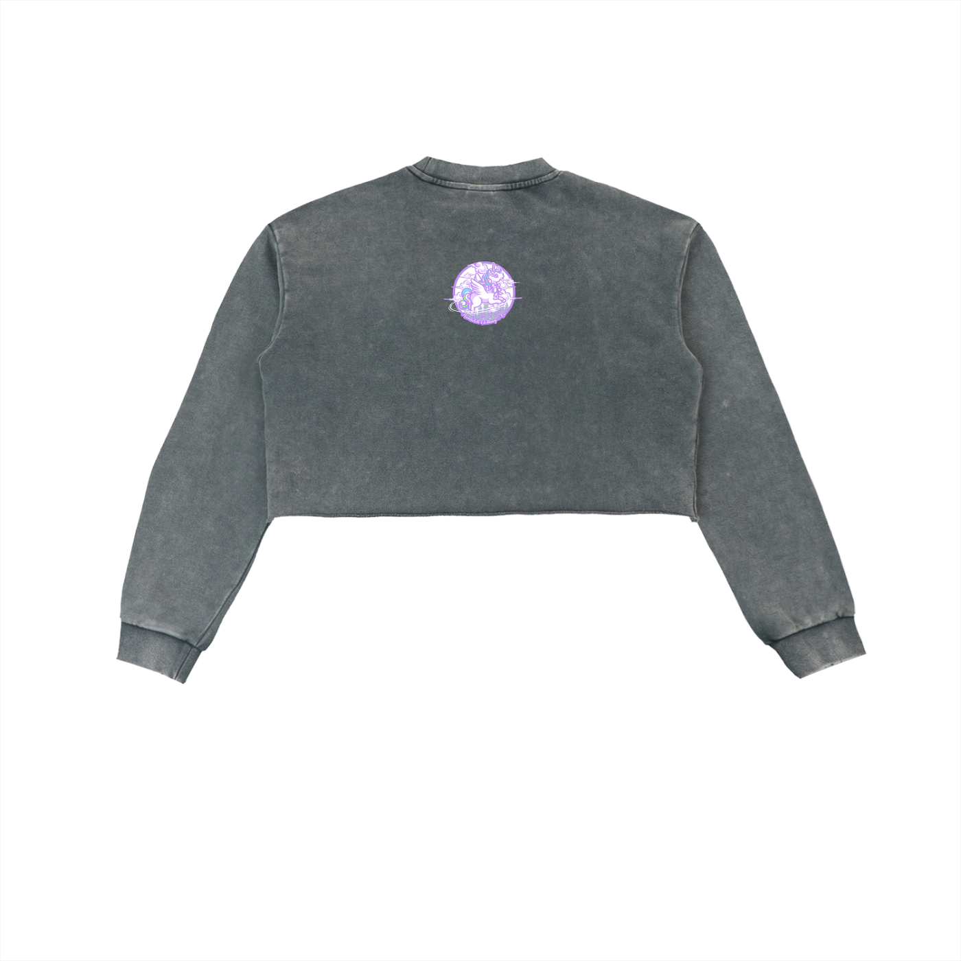 Flying Unicorn Cropped Sweatshirt