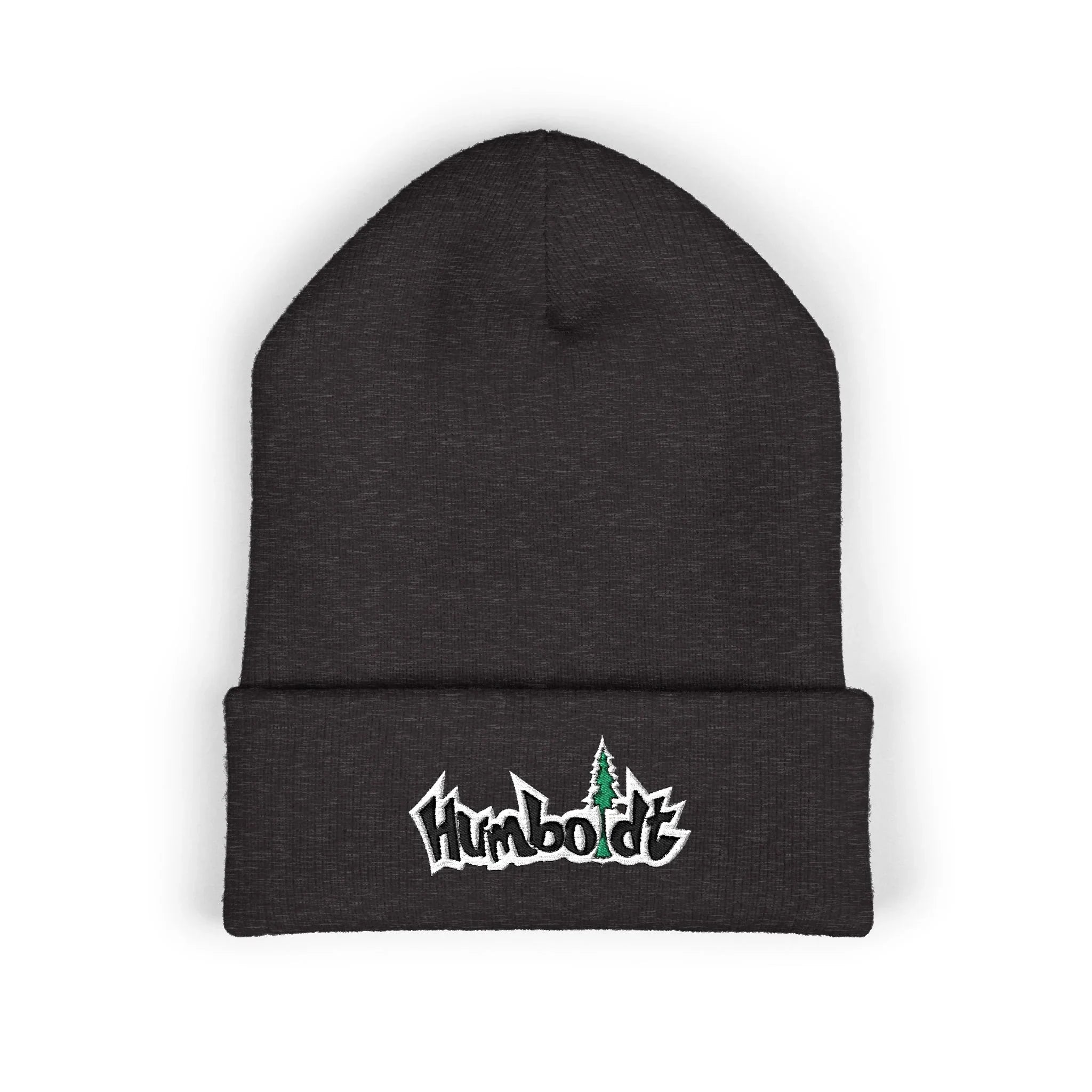 Treelogo Outline Embroidered Foldup Beanie-CUSTOM ORDER