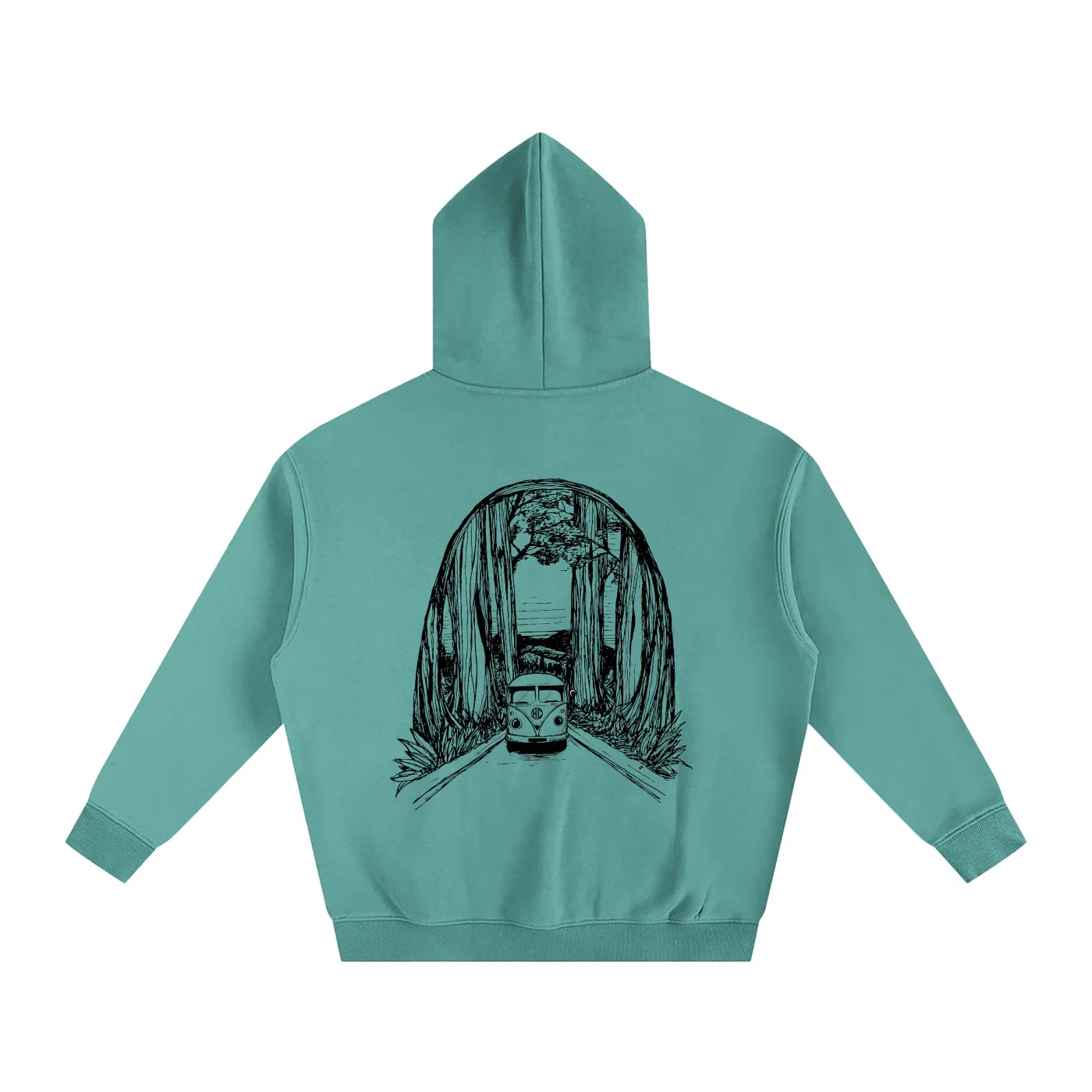 Vdub Oversized Fleeced Pullover Hoodie - CUSTOM ORDER