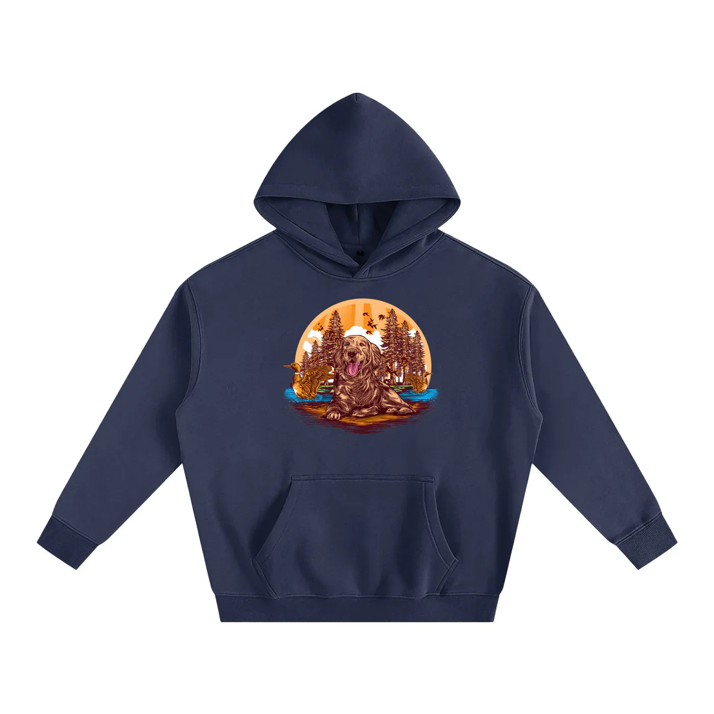 Retriever Oversized Fleeced Pullover Hoodie - CUSTOM ORDER