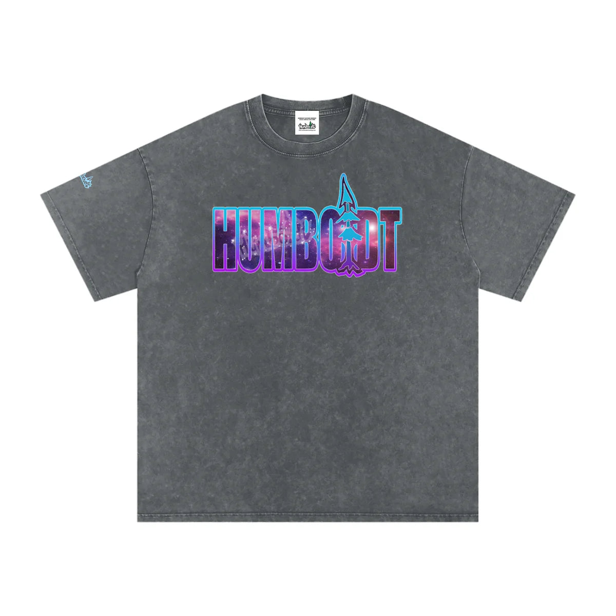 Spaced Out Snow Washed Oversized Cotton TShirt - CUSTOM ORDER