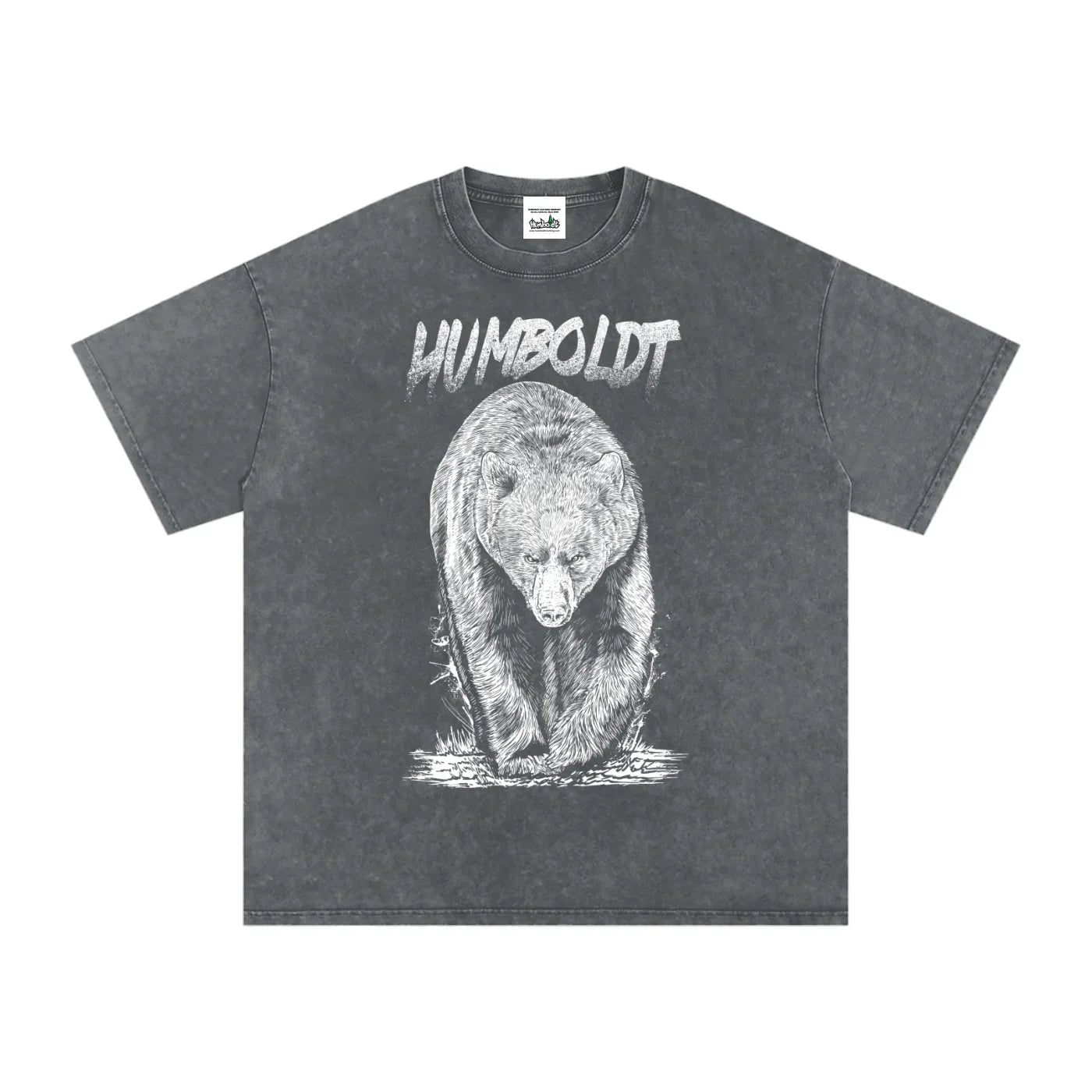 Bear Country Snow Washed Oversized Cotton TShirt - CUSTOM ORDER