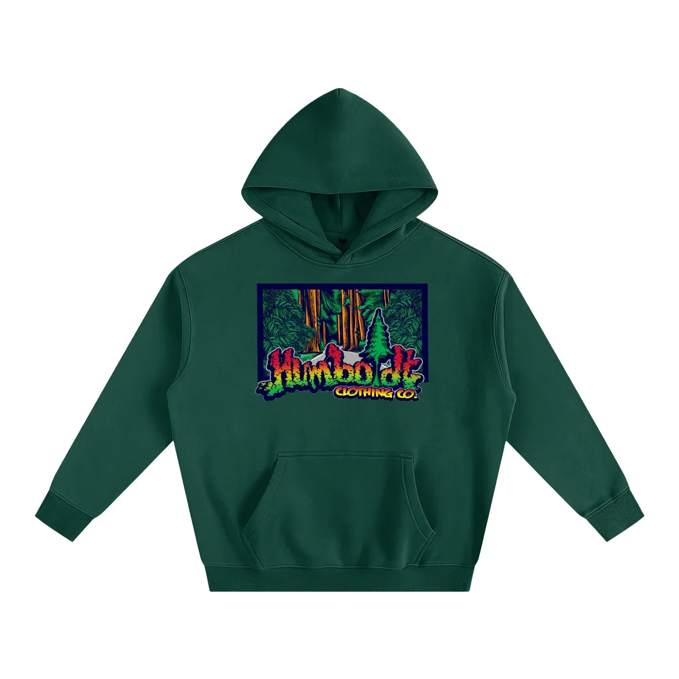 Rasta Forest Oversized Fleeced Pullover Hoodie - CUSTOM ORDER