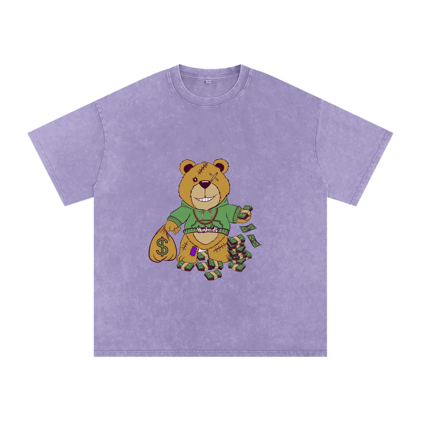 Bear Market Acid Wash Oversize TShirt - CUSTOM ORDER