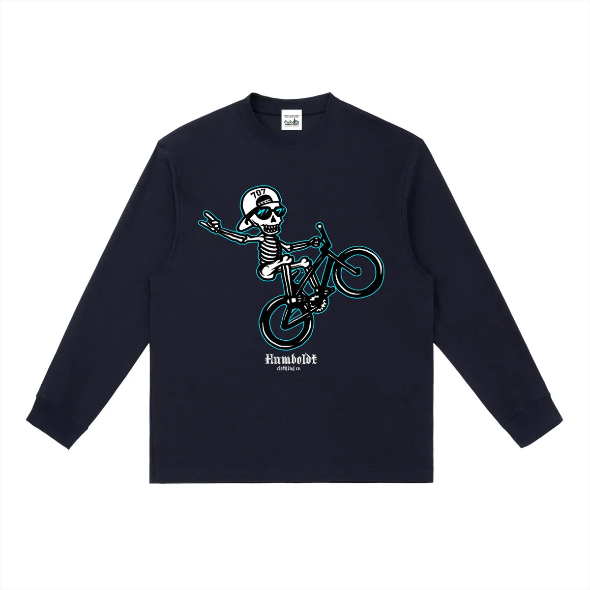 BMX Rider Essential Crewneck Long-Sleeve TShirt - CUSTOM ORDER