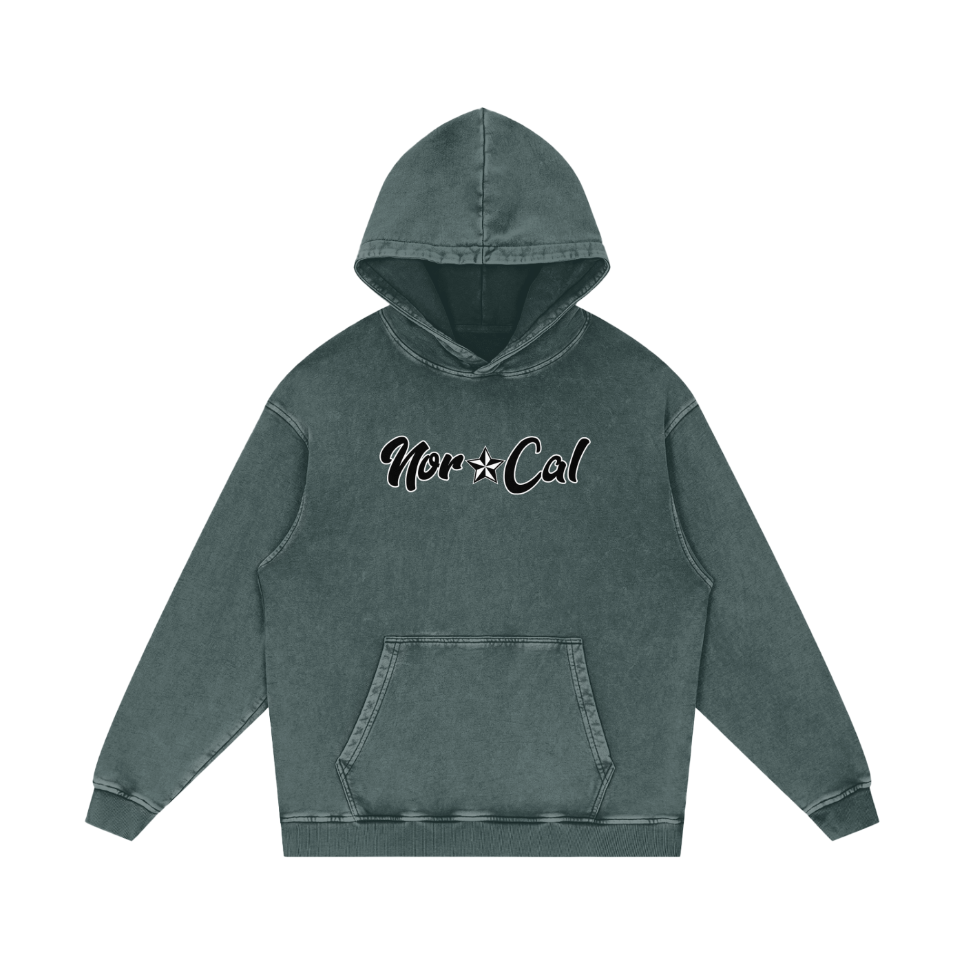 NorCal Acid Wash Pullover Hoodie
