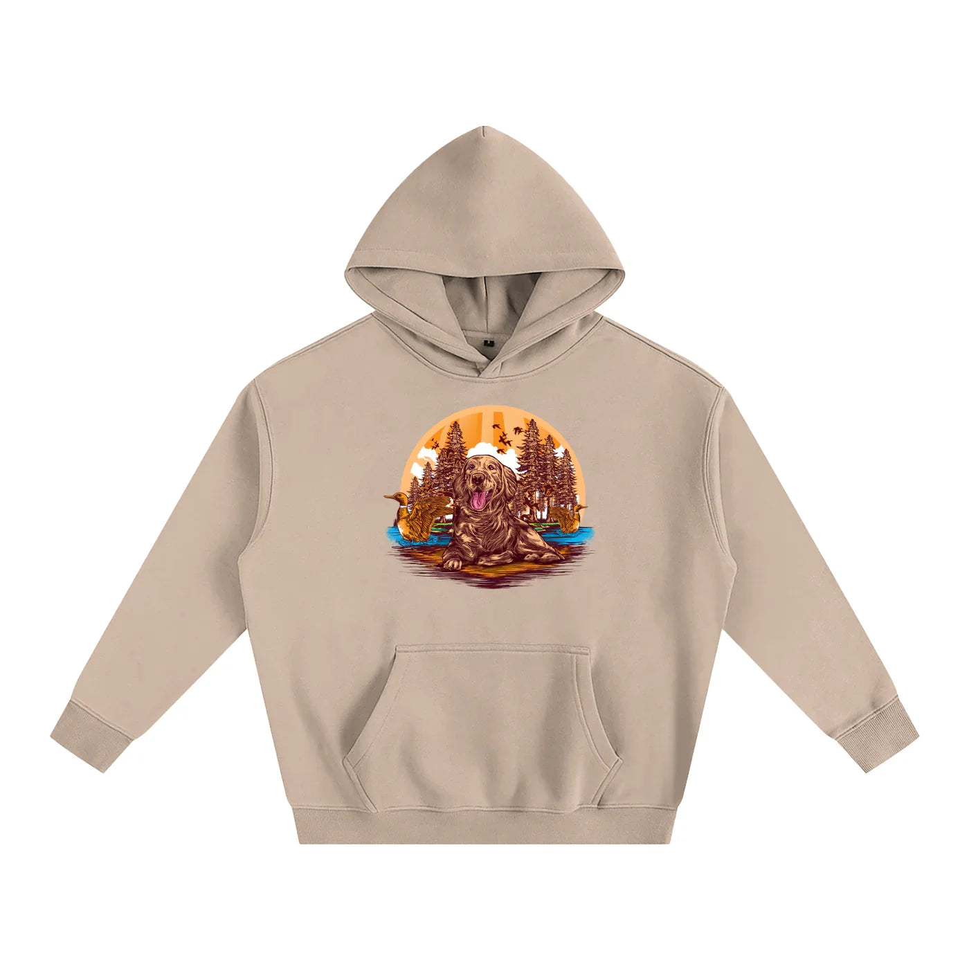 Retriever Oversized Fleeced Pullover Hoodie - CUSTOM ORDER