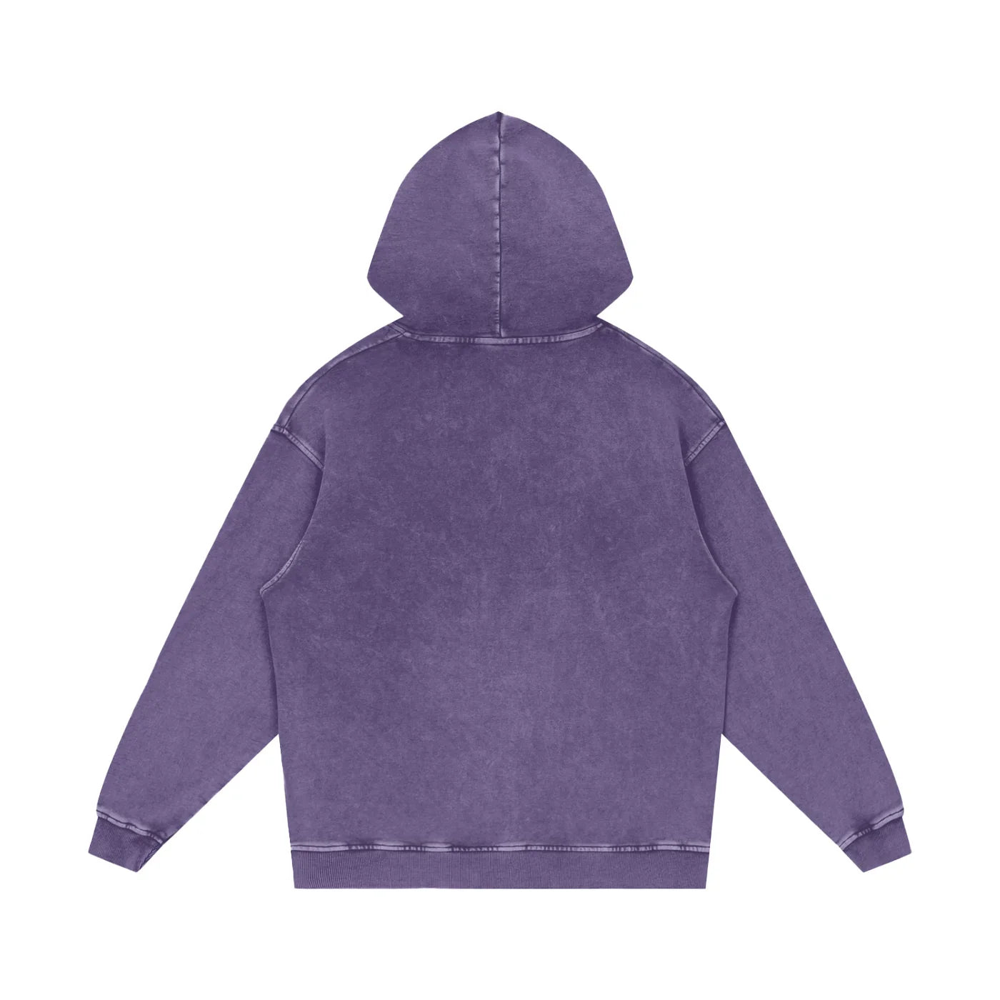 Chromatic Pop Snow Washed Loose Cotton Pullover Hoodie-CUSTOM ORDER