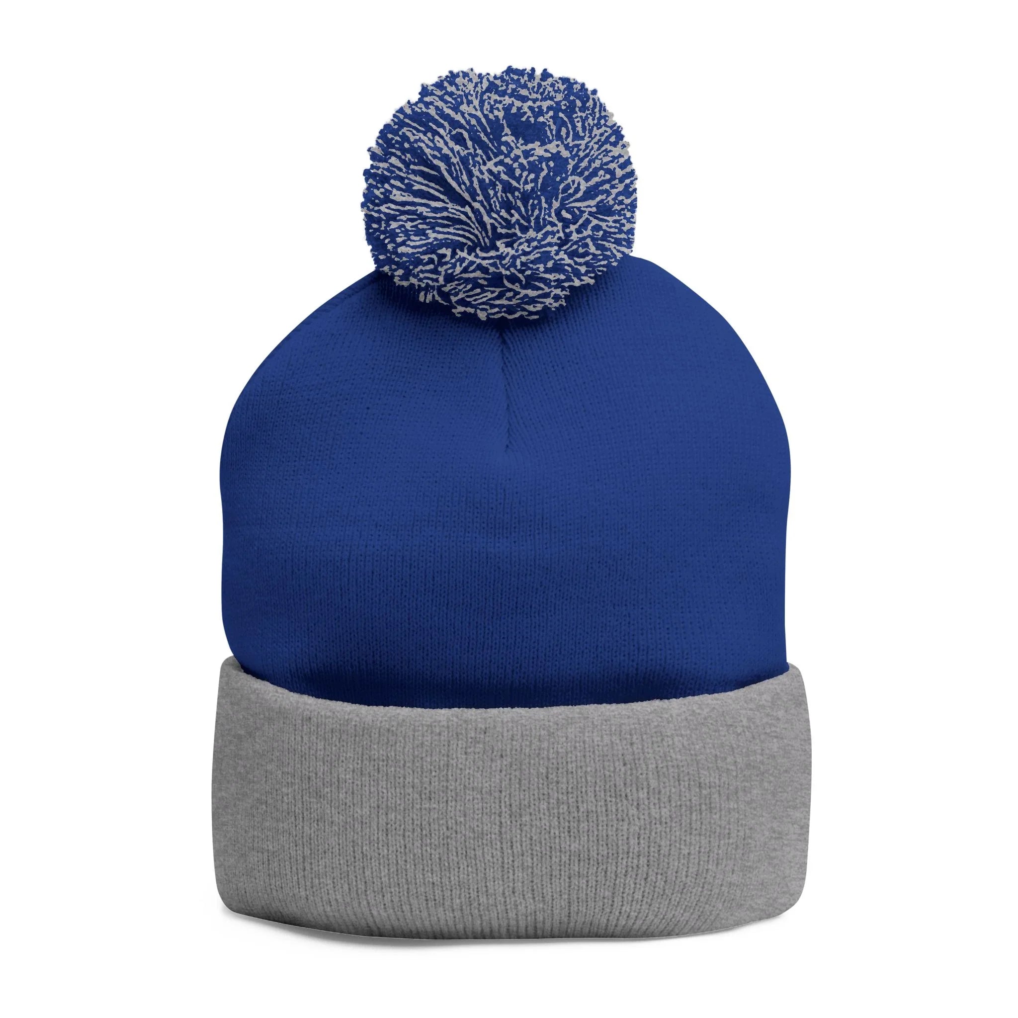 Treelogo Outline Pom Embroidered Foldup Beanie-CUSTOM ORDER