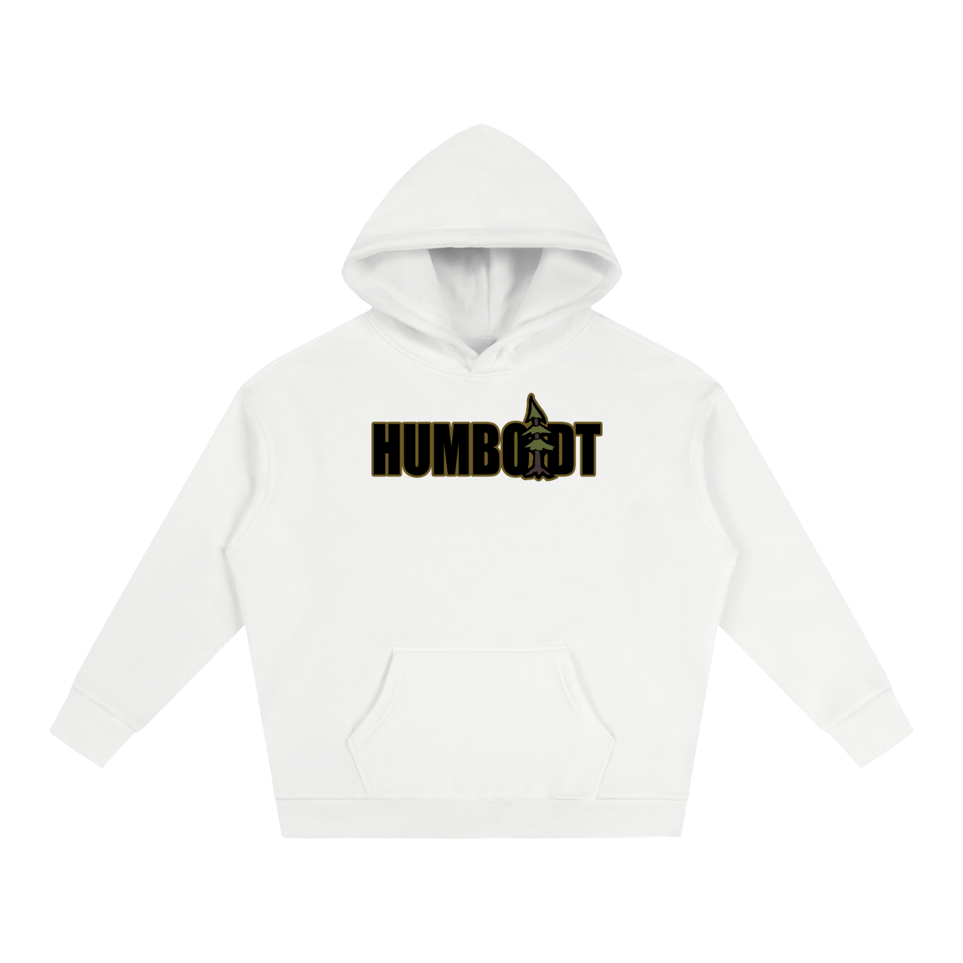 Humboldt Blockstyle Oversize Fleeced Pullover Hoodie Earthy Colorway - CUSTOM ORDER