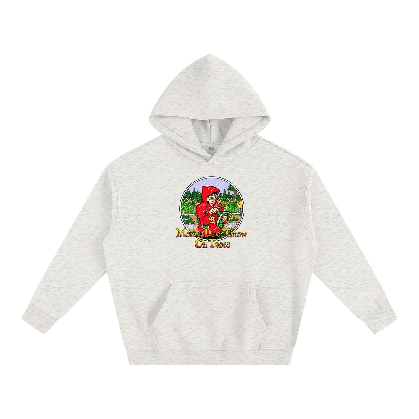 Money Trees Oversize Fleeced Hoodie-CUSTOM ORDER