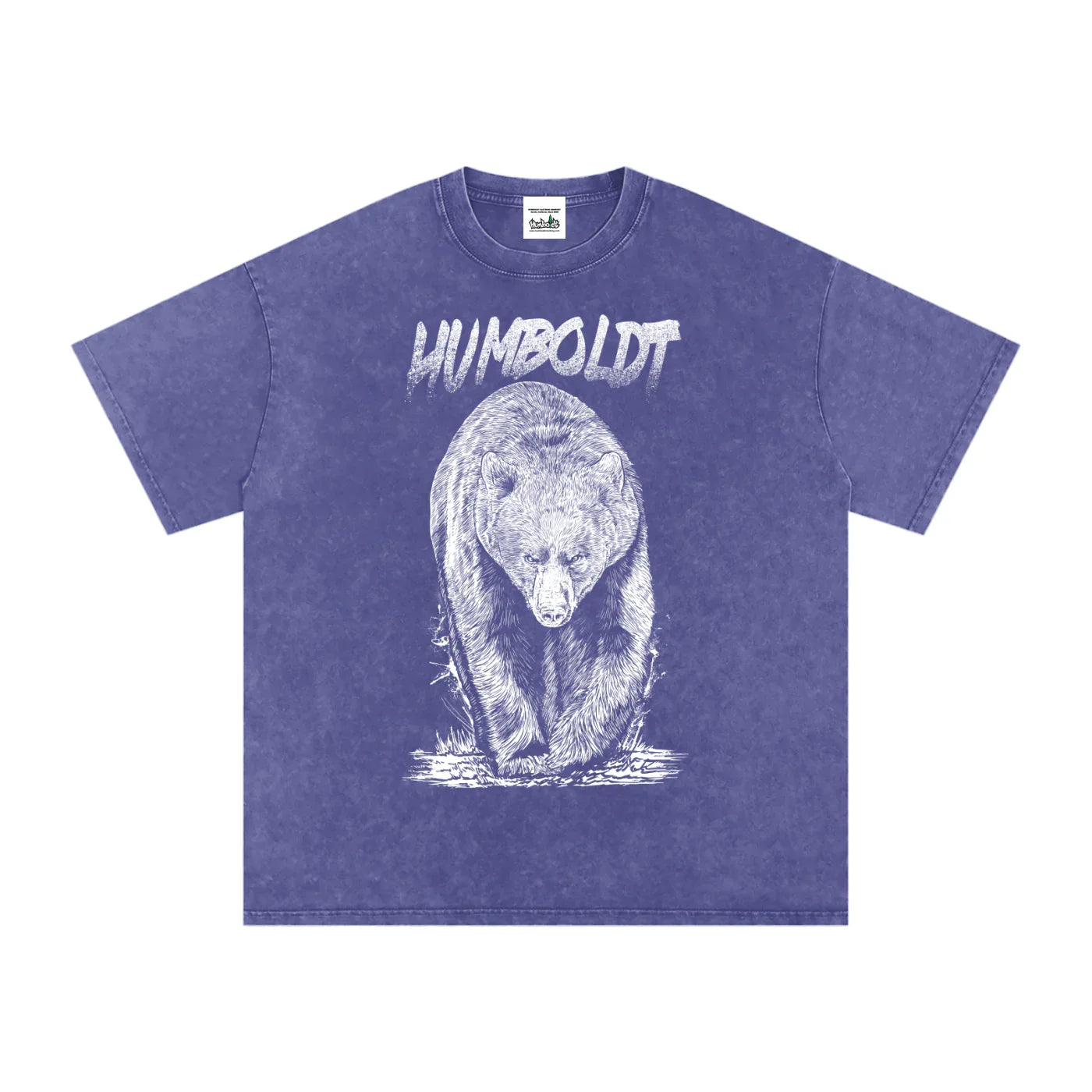 Bear Country Snow Washed Oversized Cotton TShirt - CUSTOM ORDER