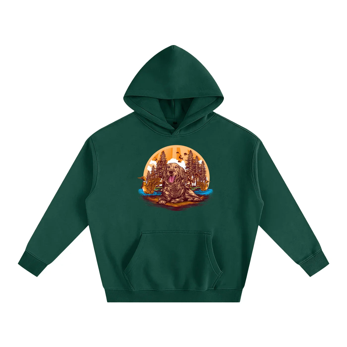 Retriever Oversized Fleeced Pullover Hoodie - CUSTOM ORDER