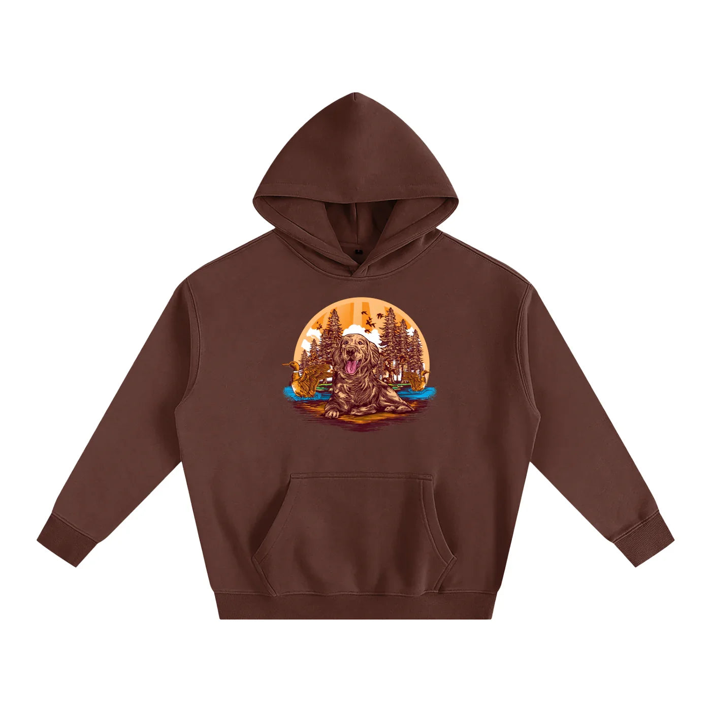Retriever Oversized Fleeced Pullover Hoodie - CUSTOM ORDER