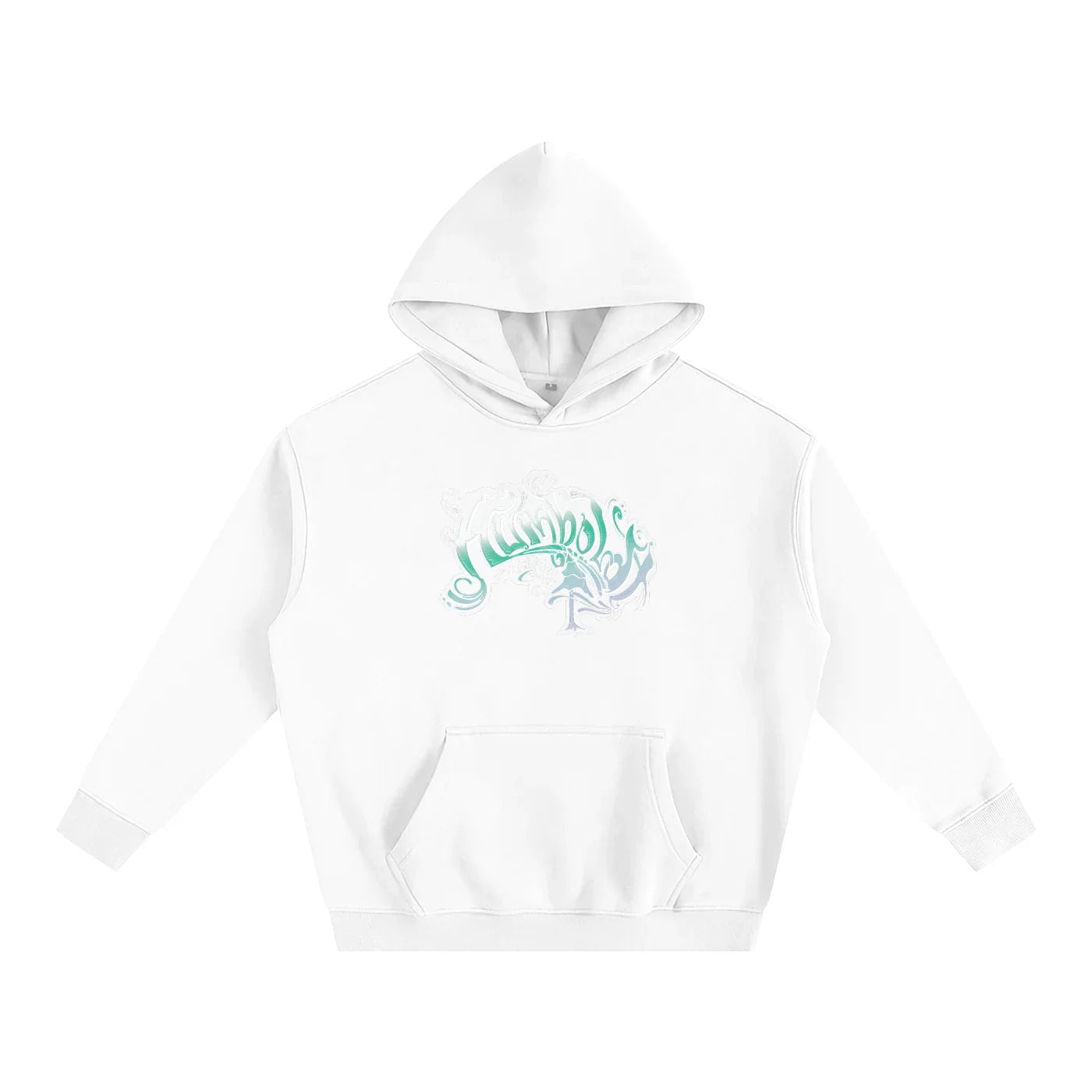 Scrolly Oversized Fleeced Pullover Hoodie - CUSTOM ORDER
