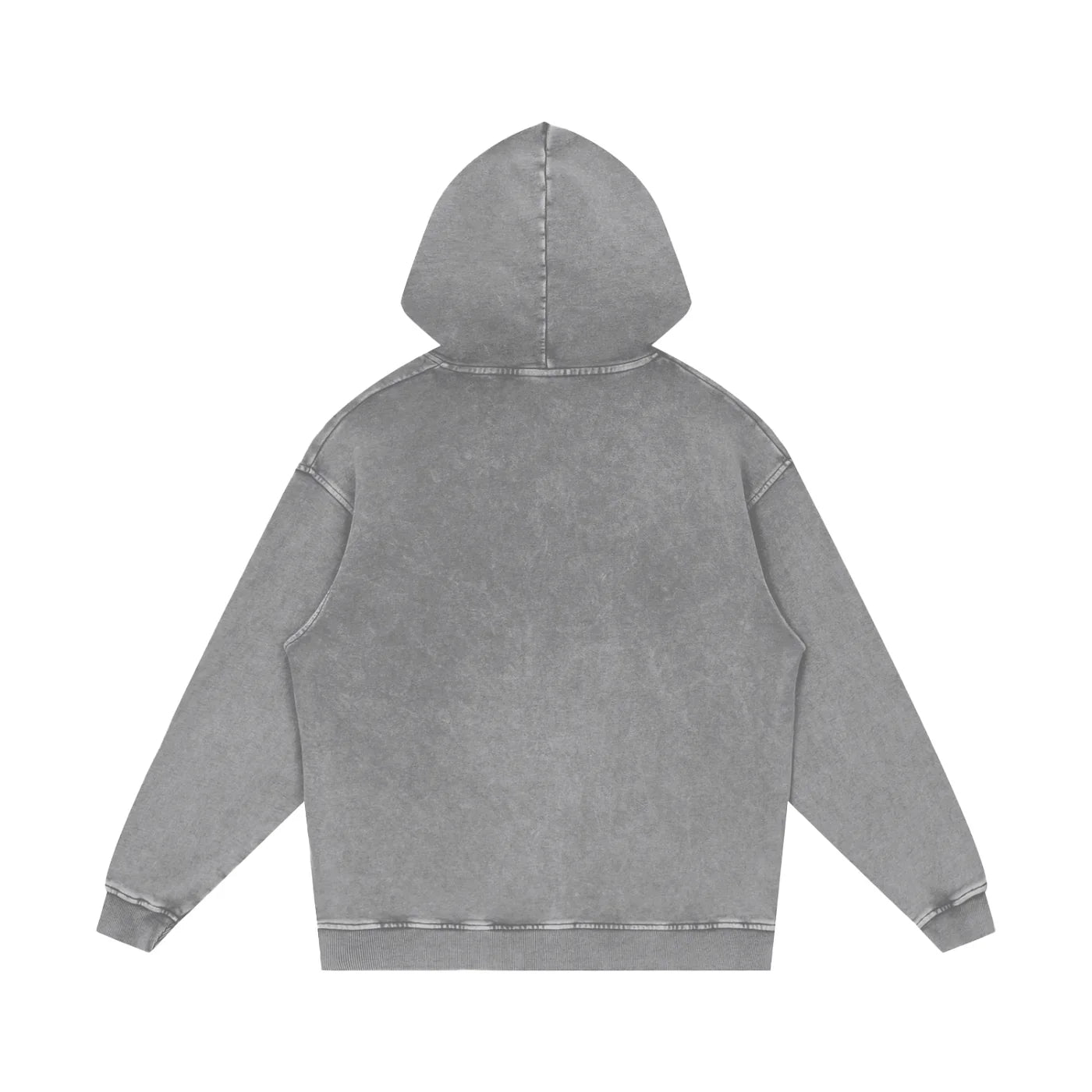 Chromatic Pop Snow Washed Loose Cotton Pullover Hoodie-CUSTOM ORDER