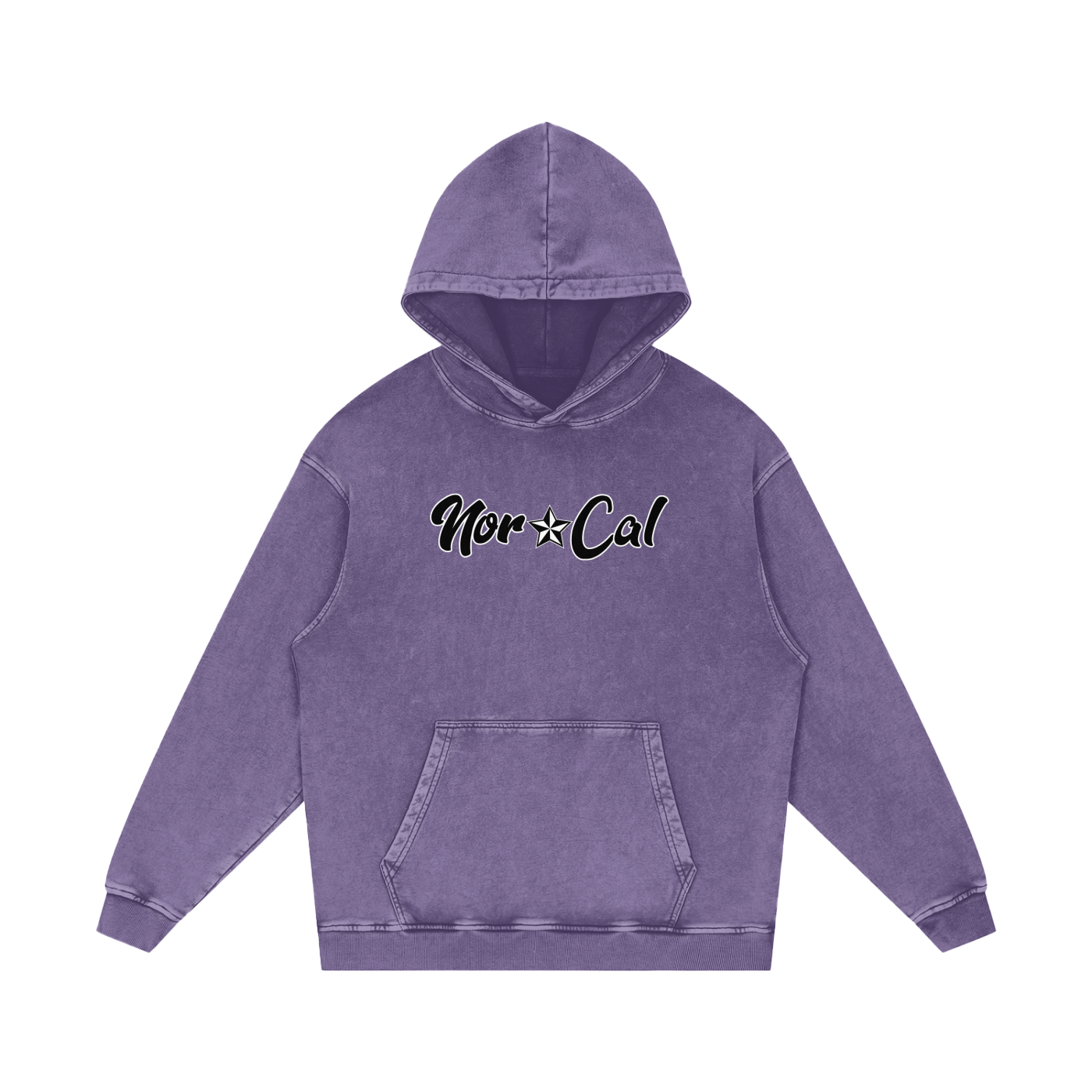 NorCal Acid Wash Pullover Hoodie