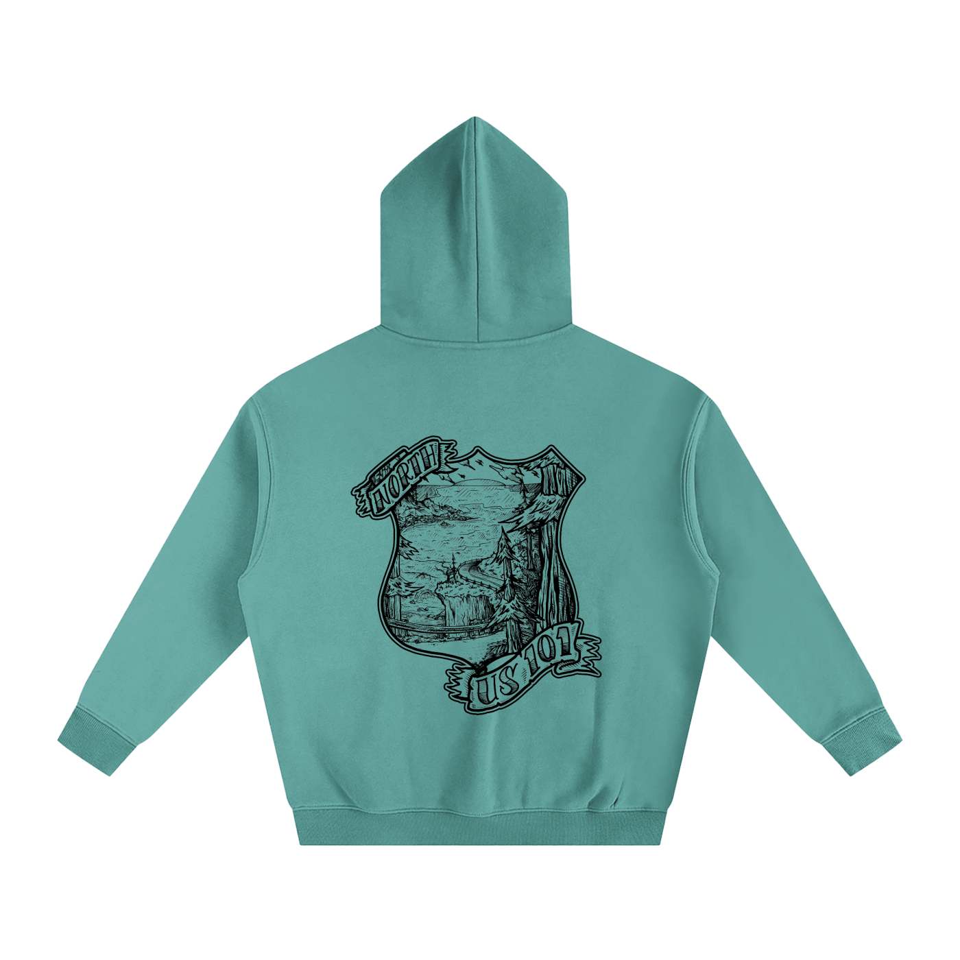 101 North Oversize Fleeced Hoodie-CUSTOM ORDER