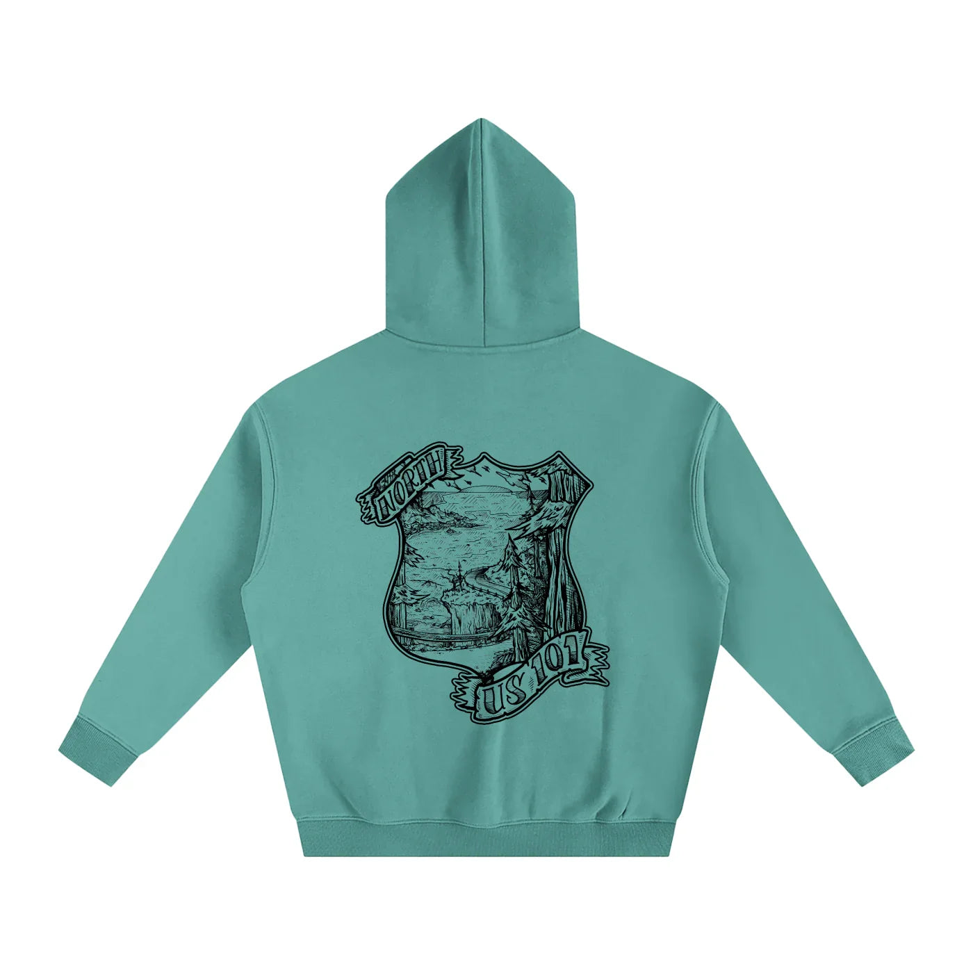 101 North Oversized Fleeced Pullover Hoodie - CUSTOM ORDER