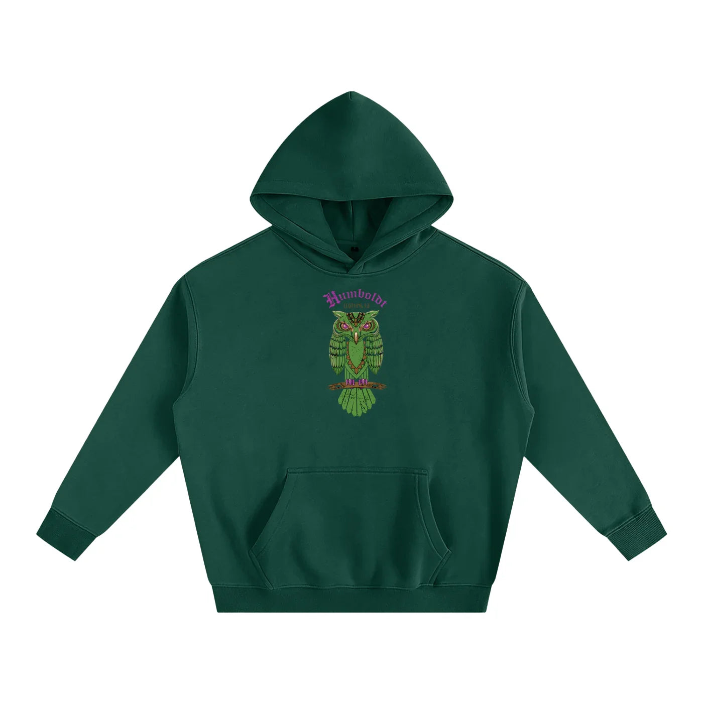 Mystic Forest Owl Oversize Fleeced Pullover Hoodie - CUSTOM ORDER