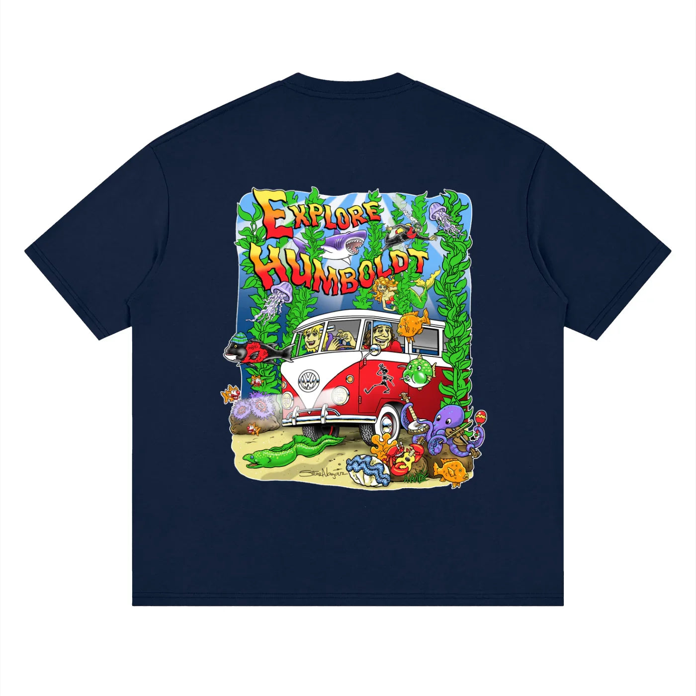 Explore Humboldt Streetwear Loose Drop Shoulder TShirt - CUSTOM ORDER