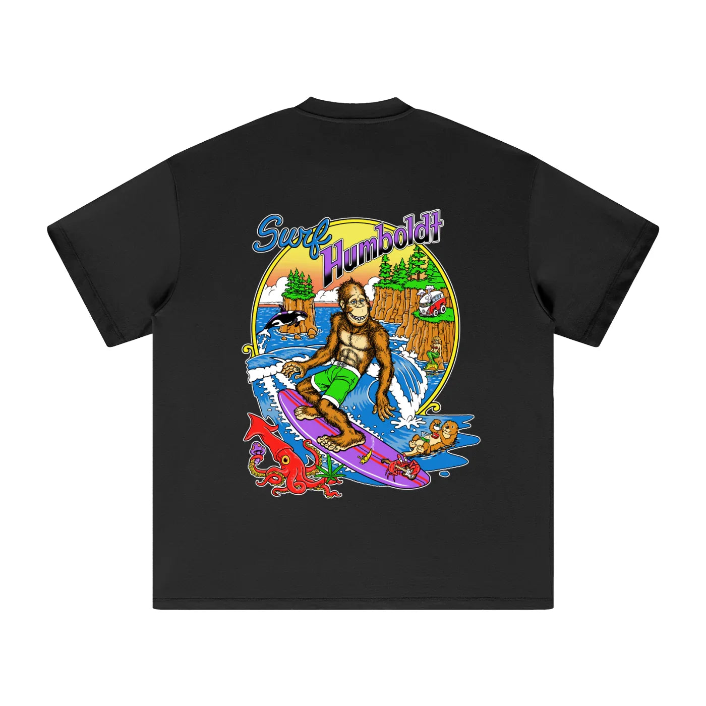 Surf Humboldt Heavyweight Earth Tone TShirt - CUSTOM ORDER