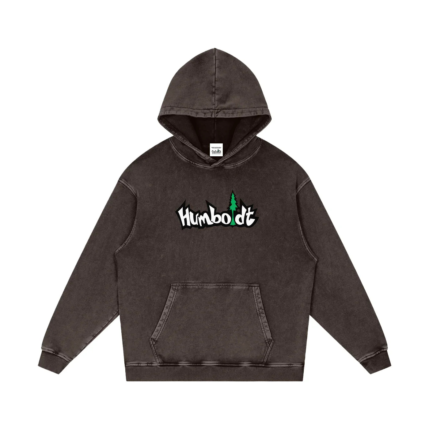 Bigfoot Surfin Snow Washed Loose Cotton Pullover Hoodie-CUSTOM ORDER