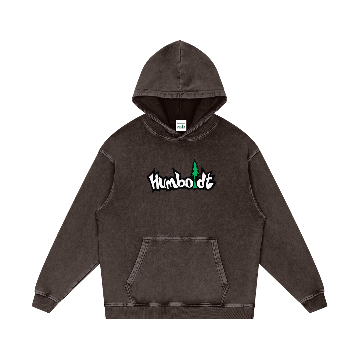 Bigfoot Surfin Snow Washed Loose Cotton Hoodie-CUSTOM ORDER