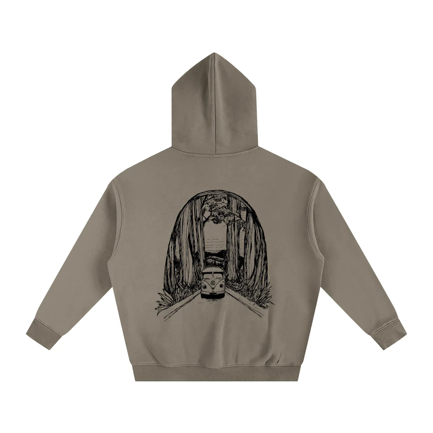Vdub Oversized Fleeced Pullover Hoodie - CUSTOM ORDER