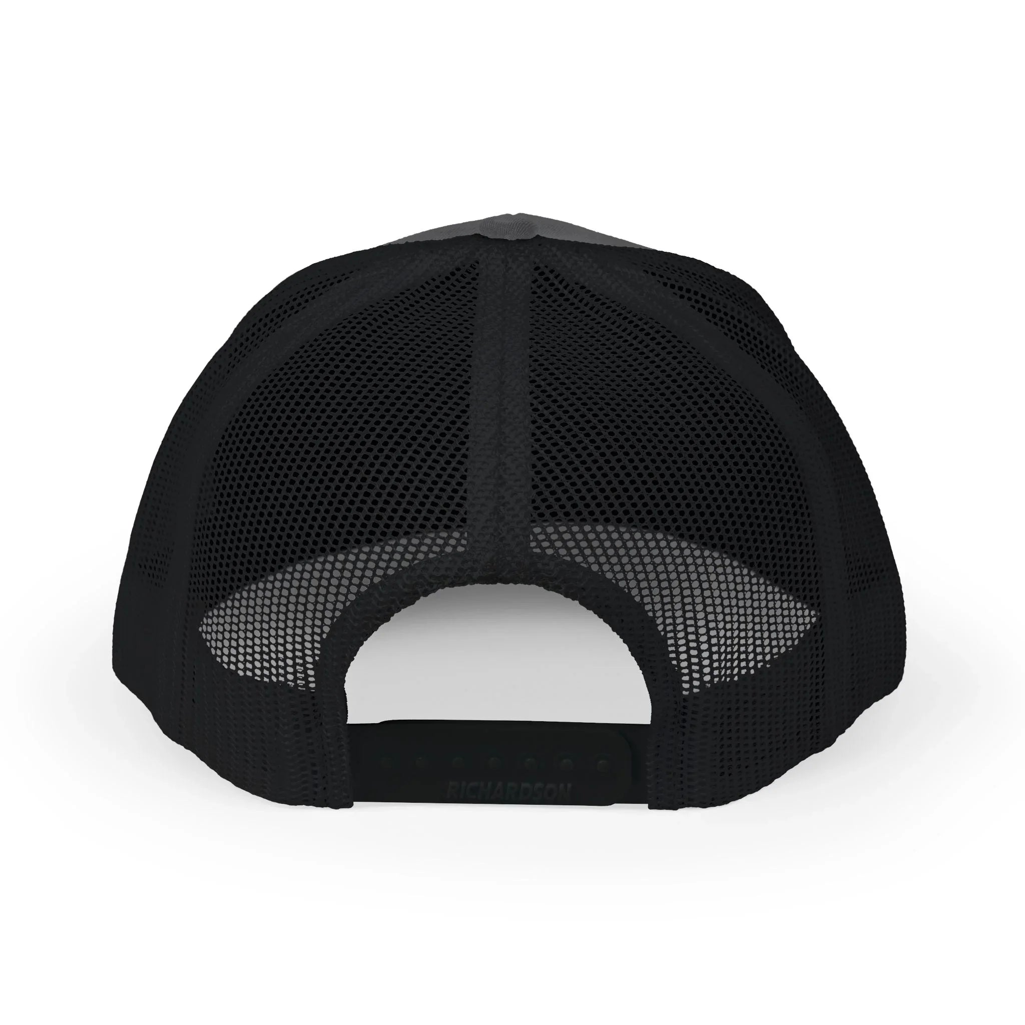 Treelogo Outline Trucker Richardson 112 Embroidered Snap Hat-Wht outline-CUSTOM ORDER