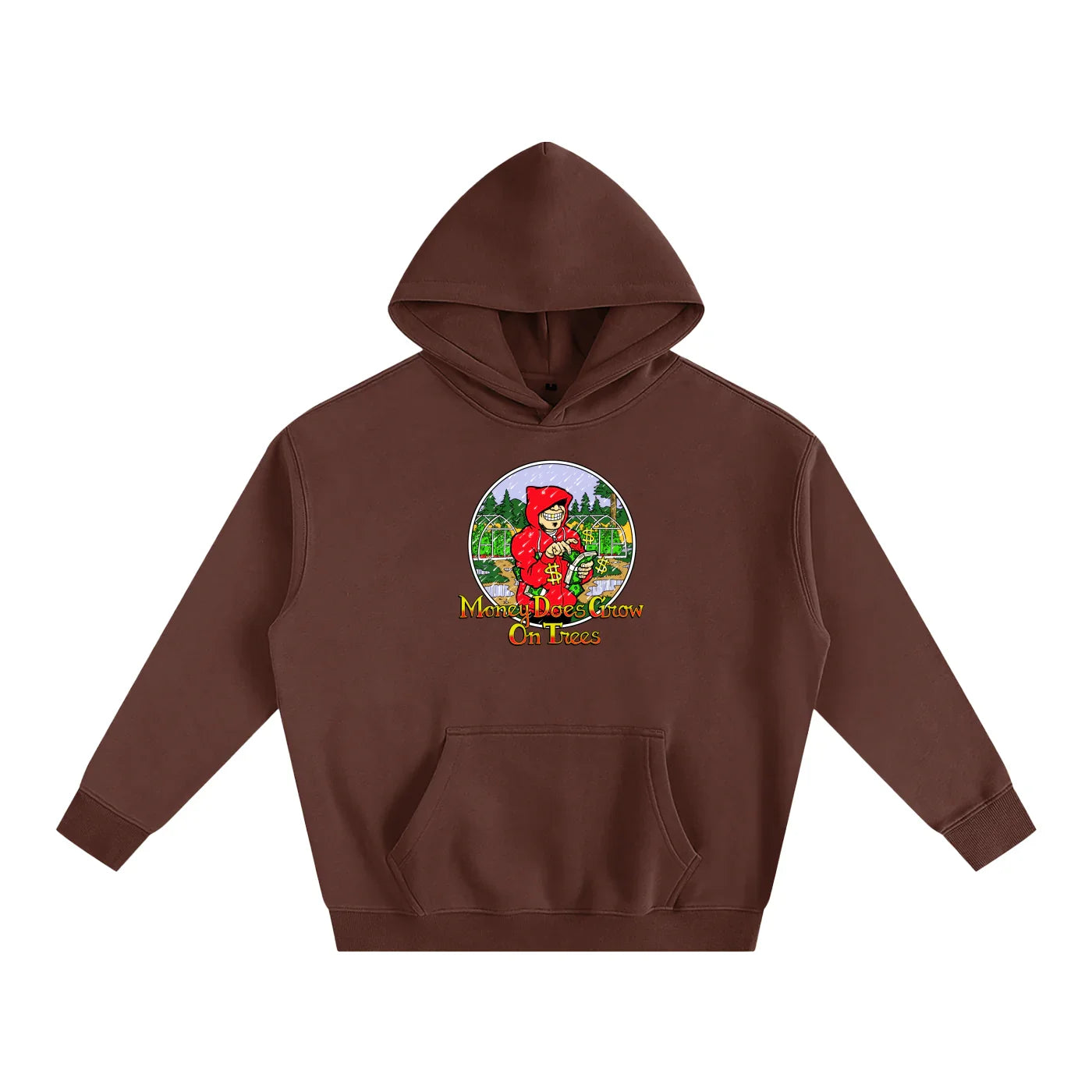 Money Trees Oversized Fleeced Pullover Hoodie - CUSTOM ORDER