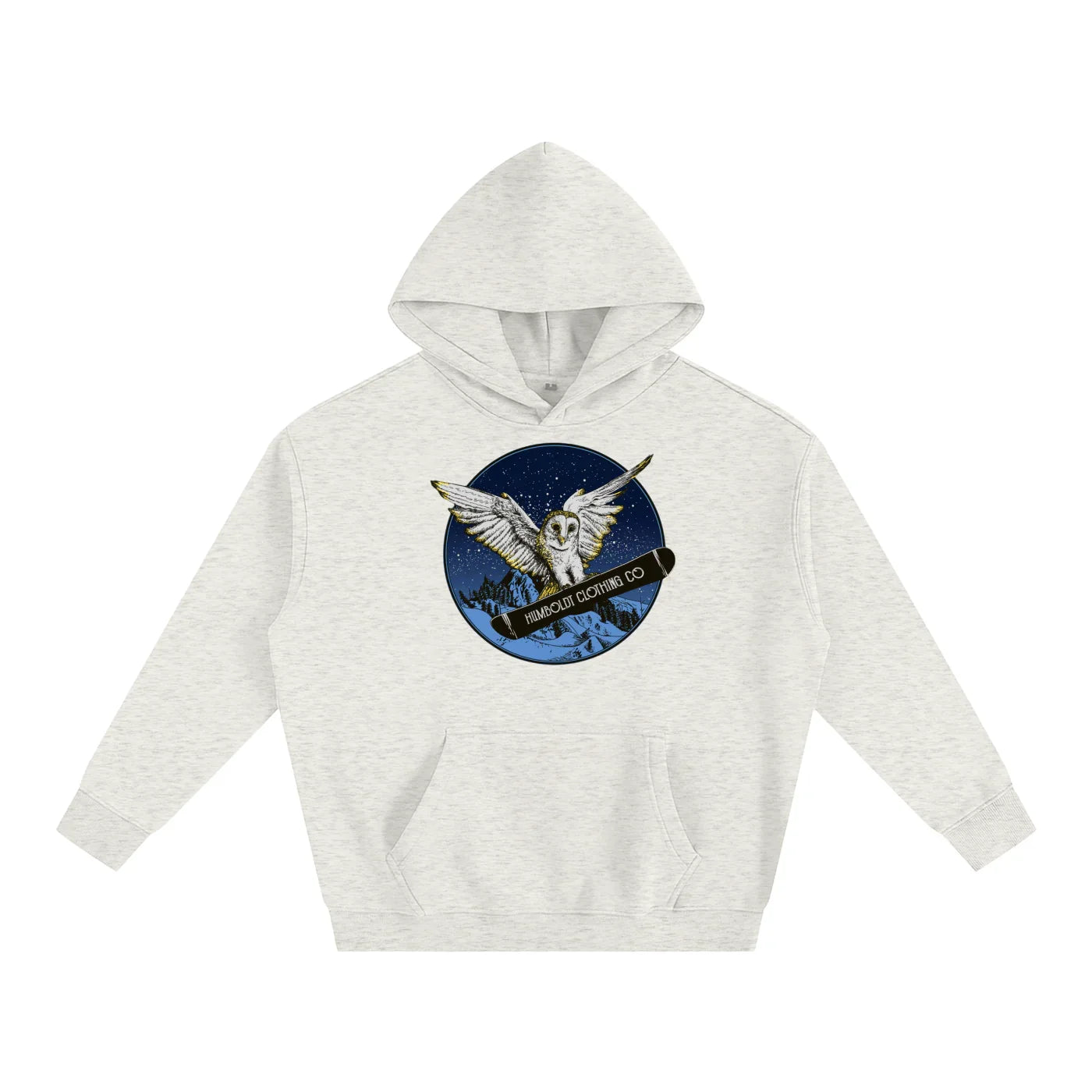 Owl Terrain Oversize Fleeced Pullover Hoodie - CUSTOM ORDER