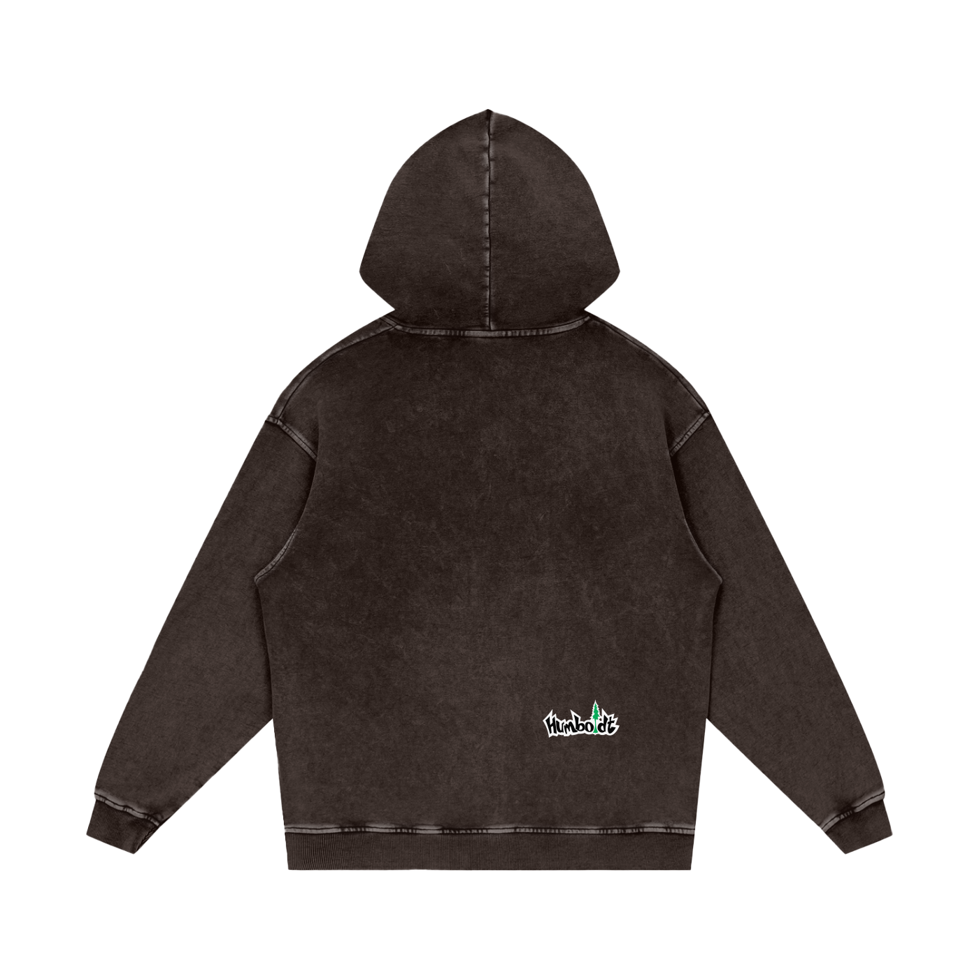 Hearts and Dagger Snow Washed Loose Cotton Pullover Hoodie - CUSTOM ORDER