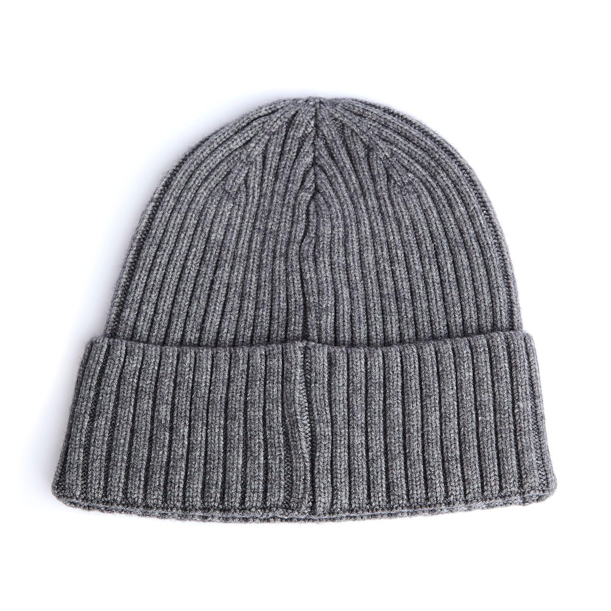 New Style TL Cable Foldup Beanie Grey