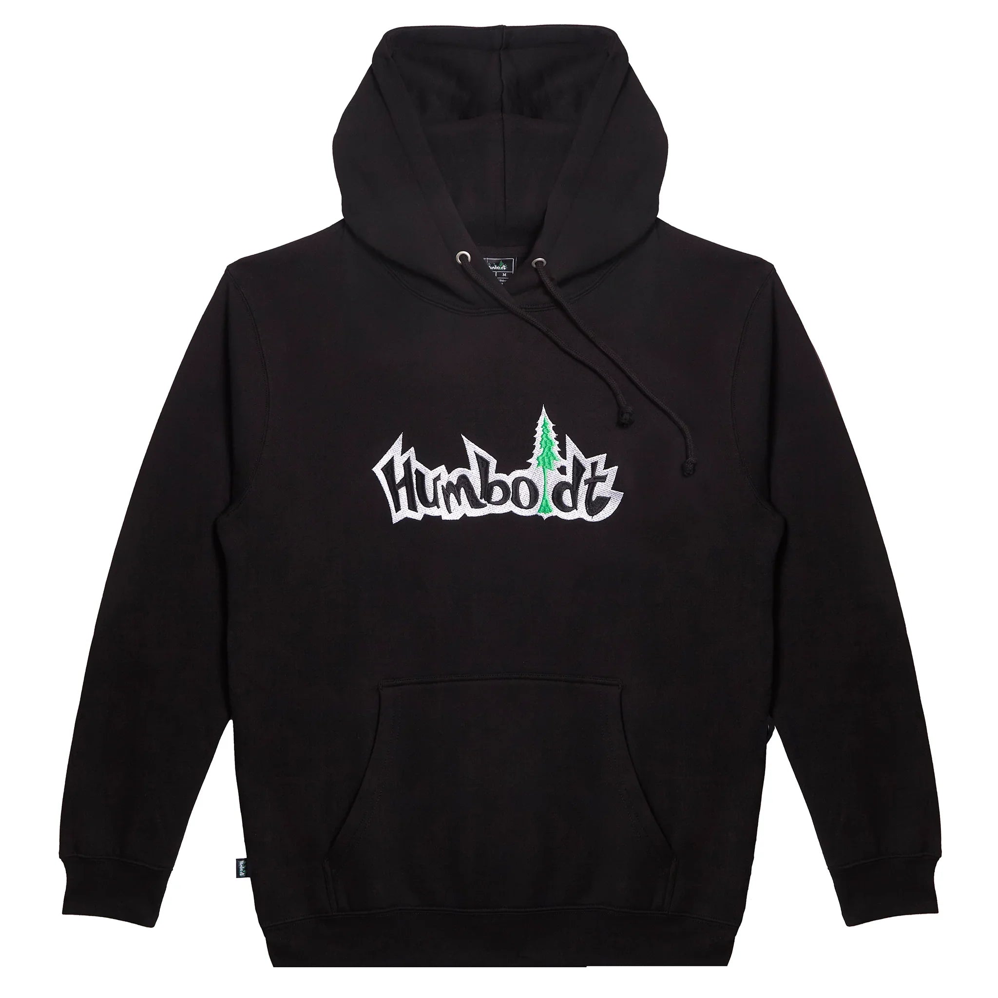 Big Treelogo EMB P/O BLK-WHT-KEL Pullover Hoodie