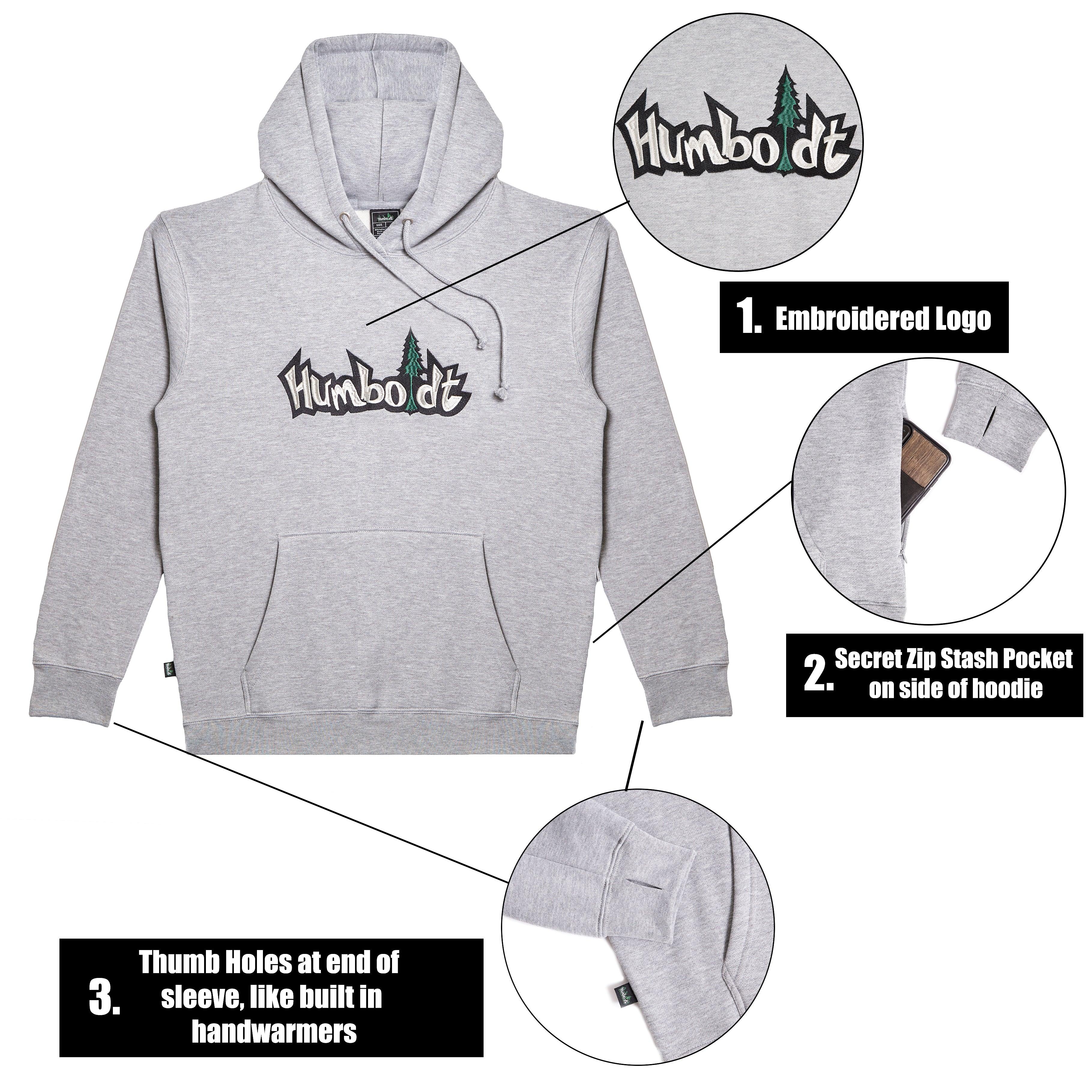 Big Treelogo EMB P/O HEA-BLK-FOR Pullover Hoodie