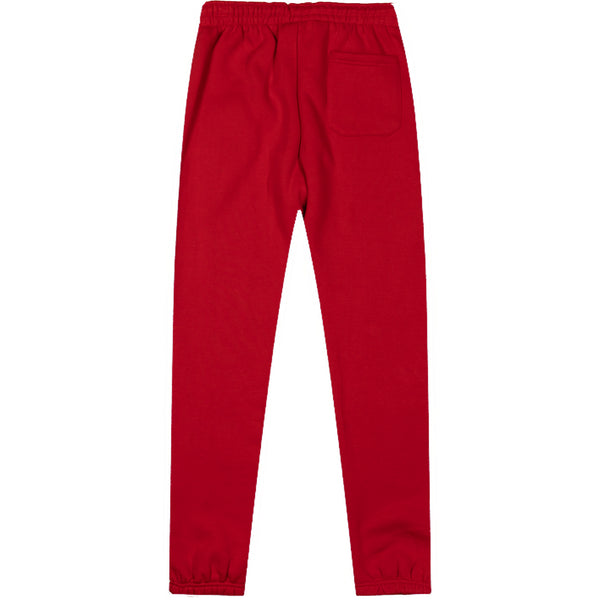 Embroidered Treelogo Jogger Sweatpants RED-BLK