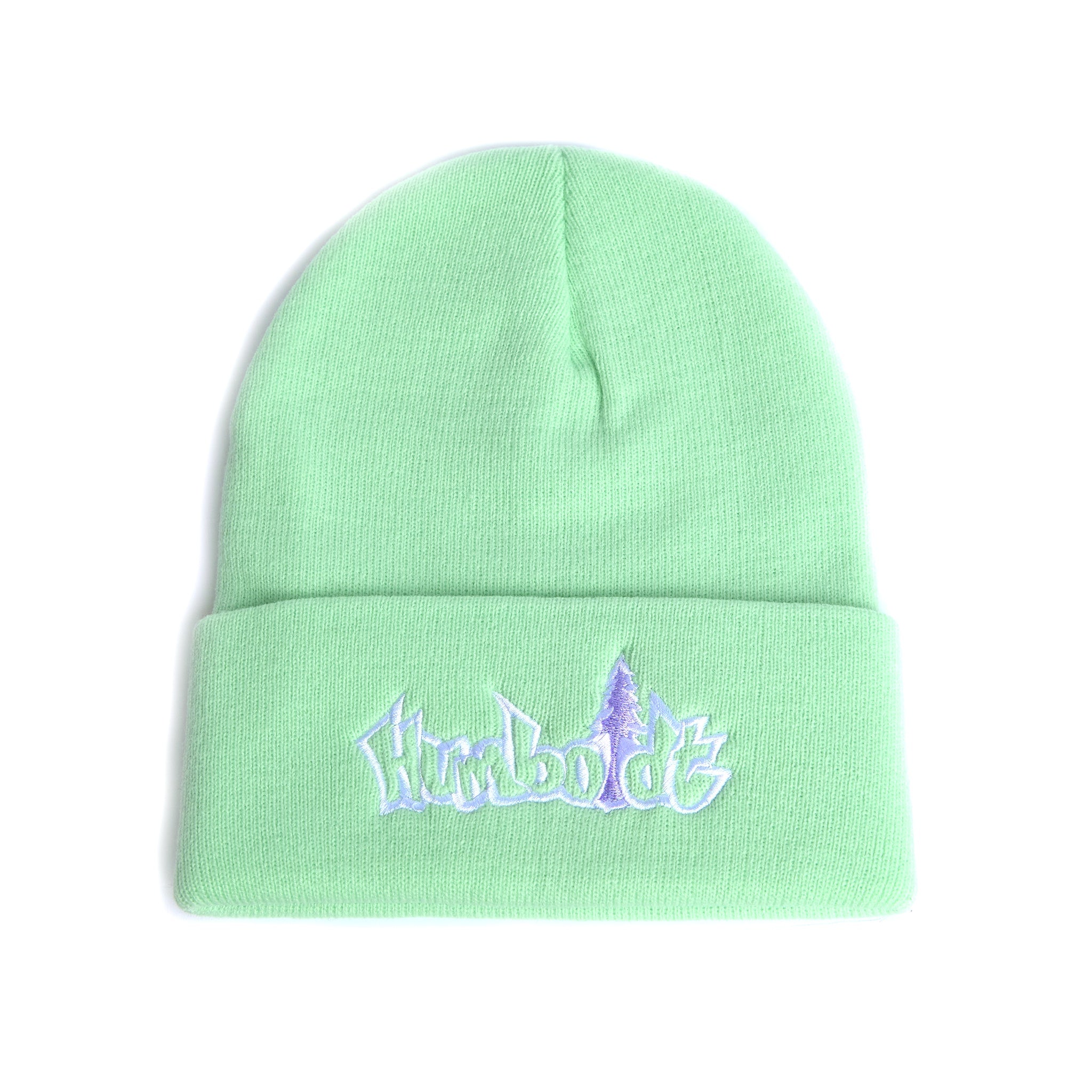 Treelogo Outline Foldup Beanie MNT-WHT-LAV