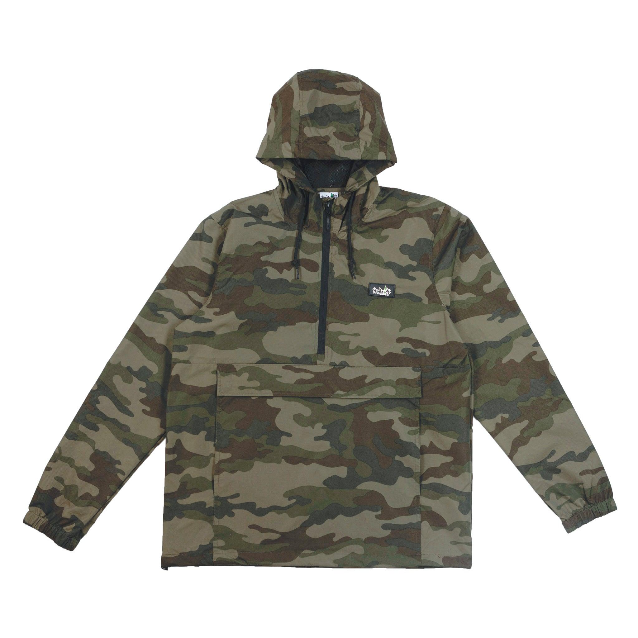 Humboldt Nylon Anorak Windbreaker Jacket Forest Camo