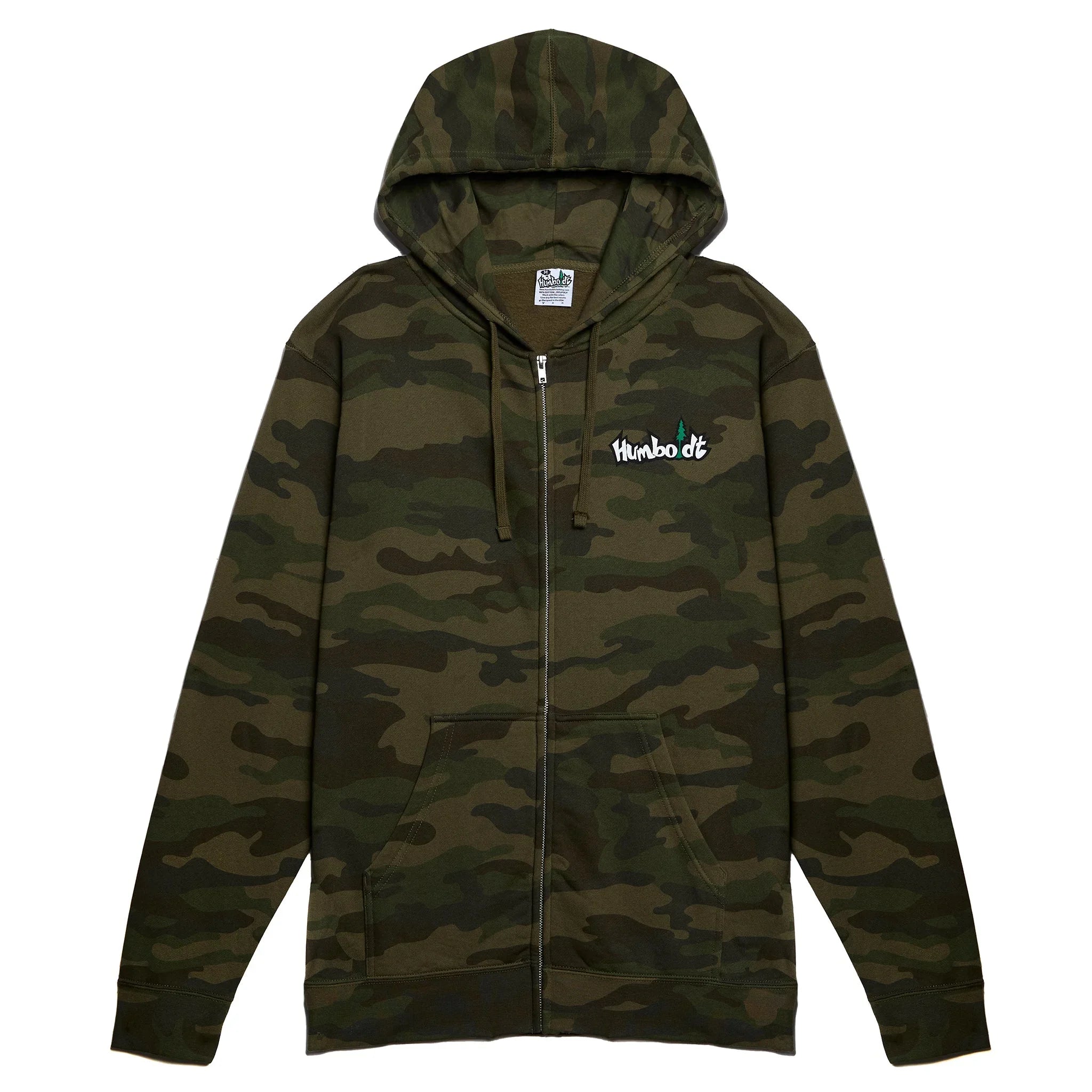 TL Midweight Zip Hoodie Forest Camo