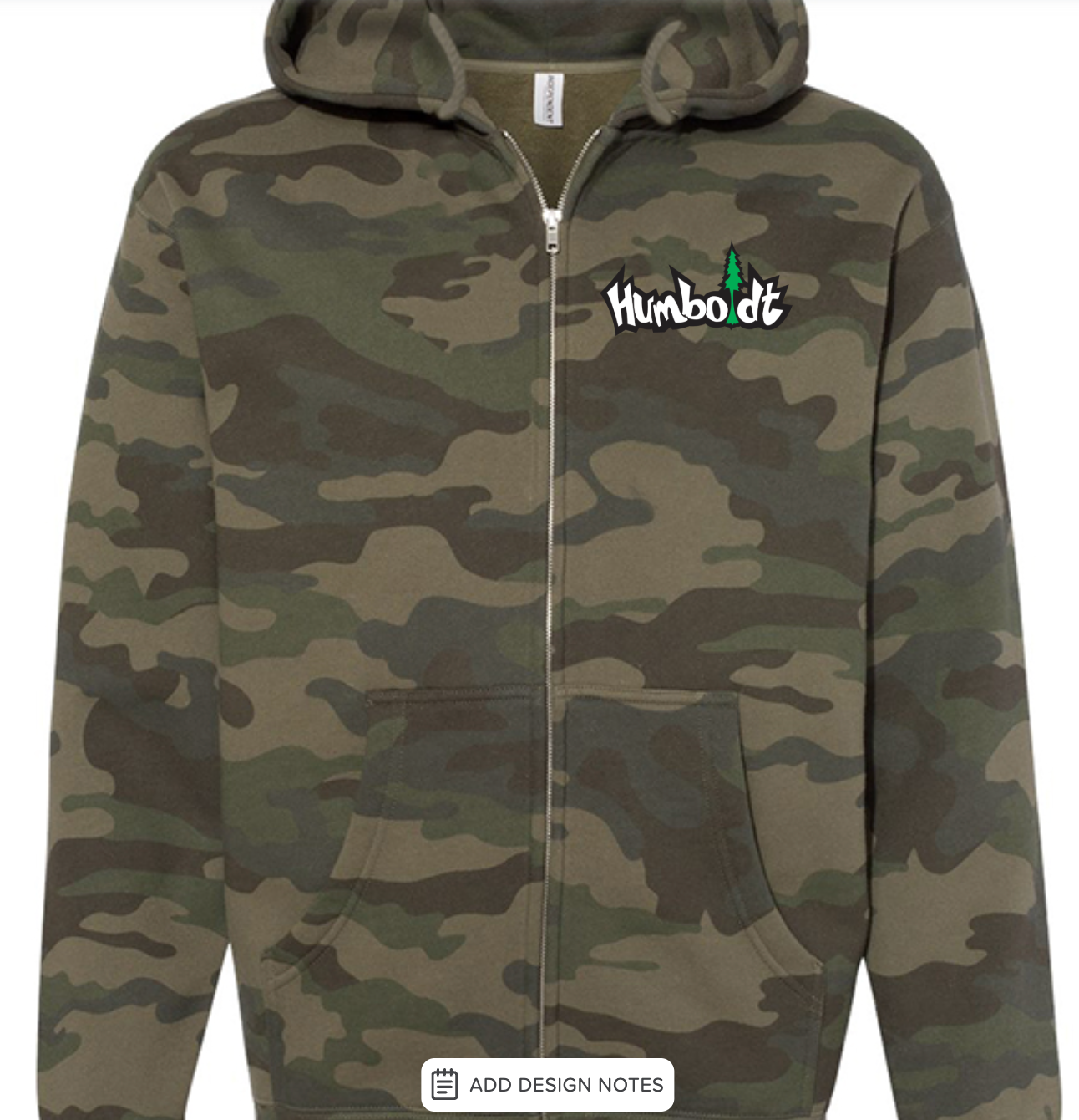 TL Midweight Zip Hoodie Forest Camo