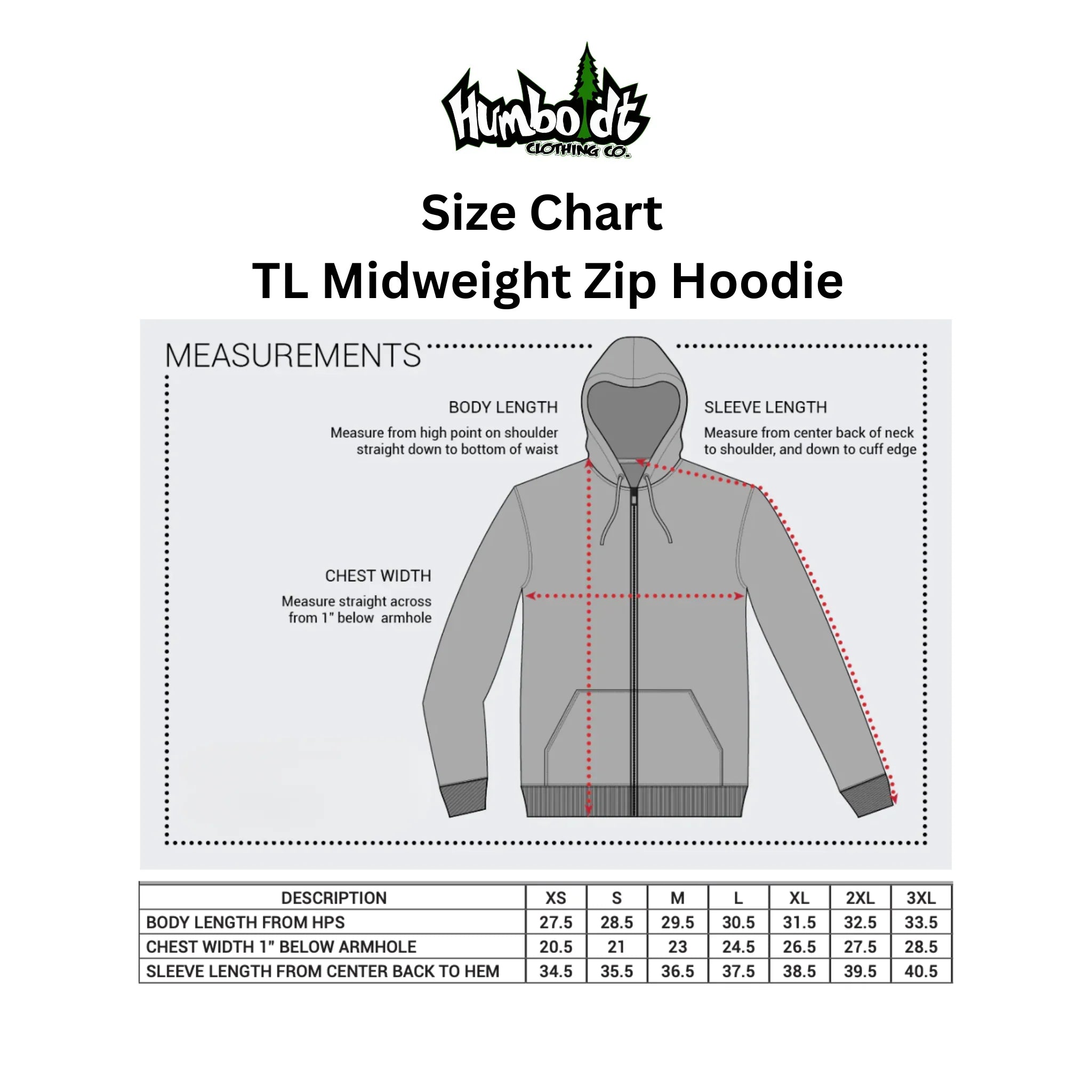 TL Midweight Zip Hoodie Black
