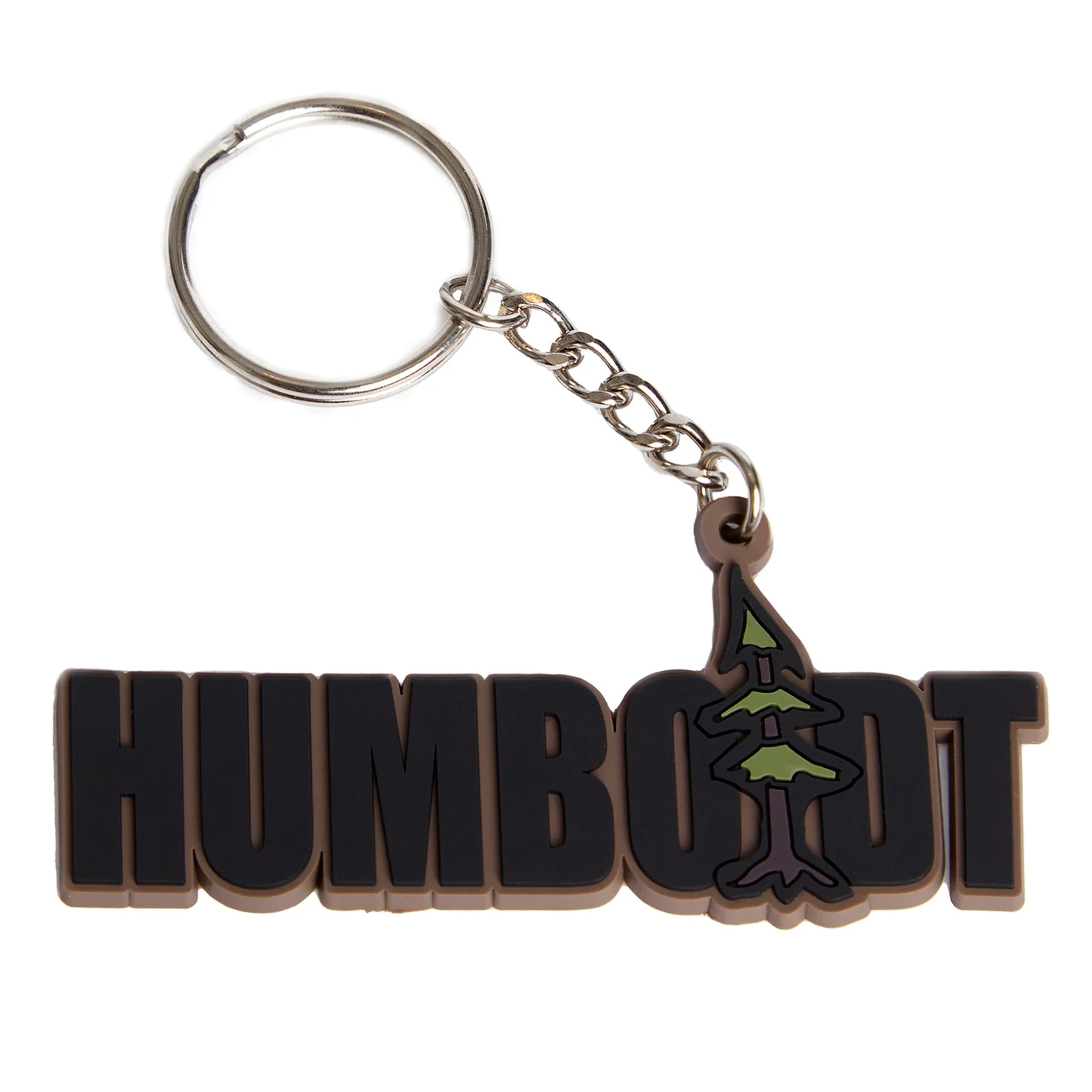 Blockstyle PVC Keychain Tan/Black