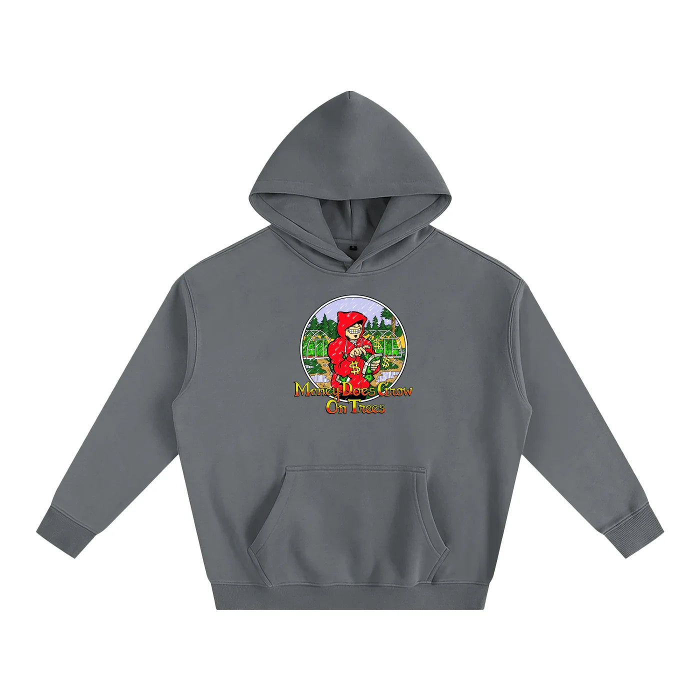 Money Trees Oversized Fleeced Pullover Hoodie - CUSTOM ORDER