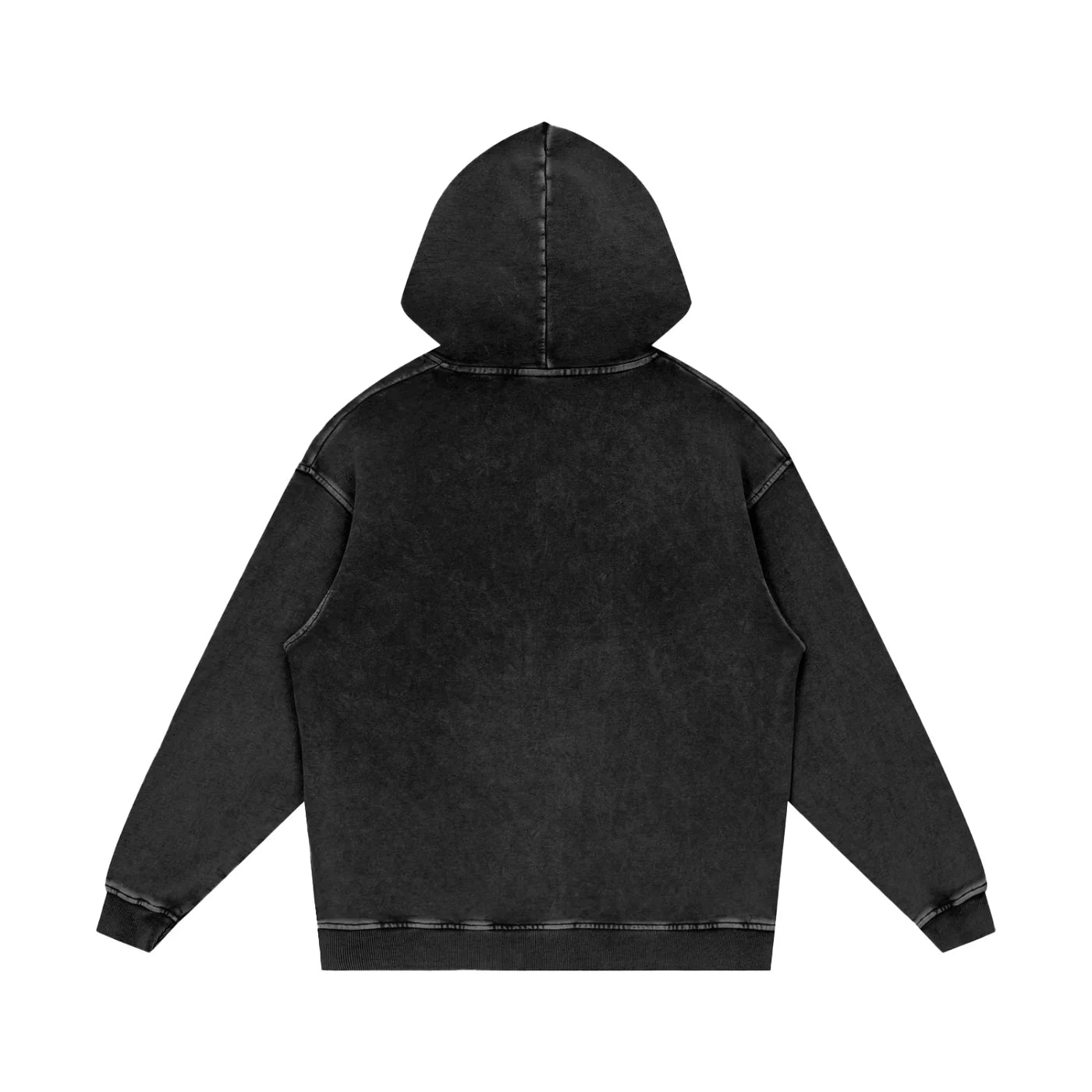 Chromatic Pop Snow Washed Loose Cotton Pullover Hoodie-CUSTOM ORDER
