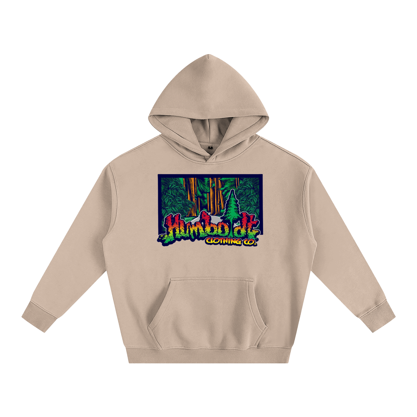 Rasta Forest Oversize Fleeced Hoodie-CUSTOM ORDER