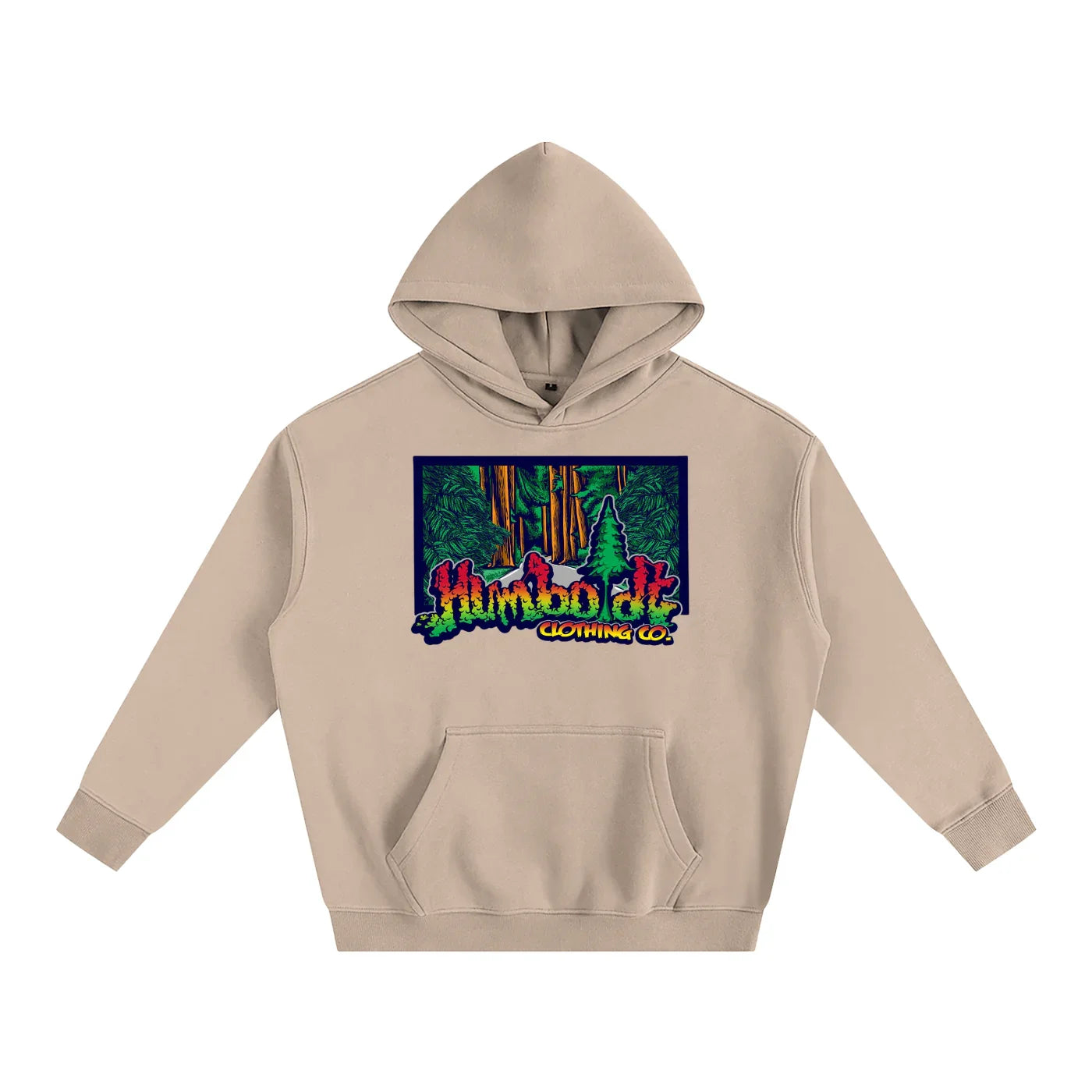 Rasta Forest Oversized Fleeced Pullover Hoodie - CUSTOM ORDER