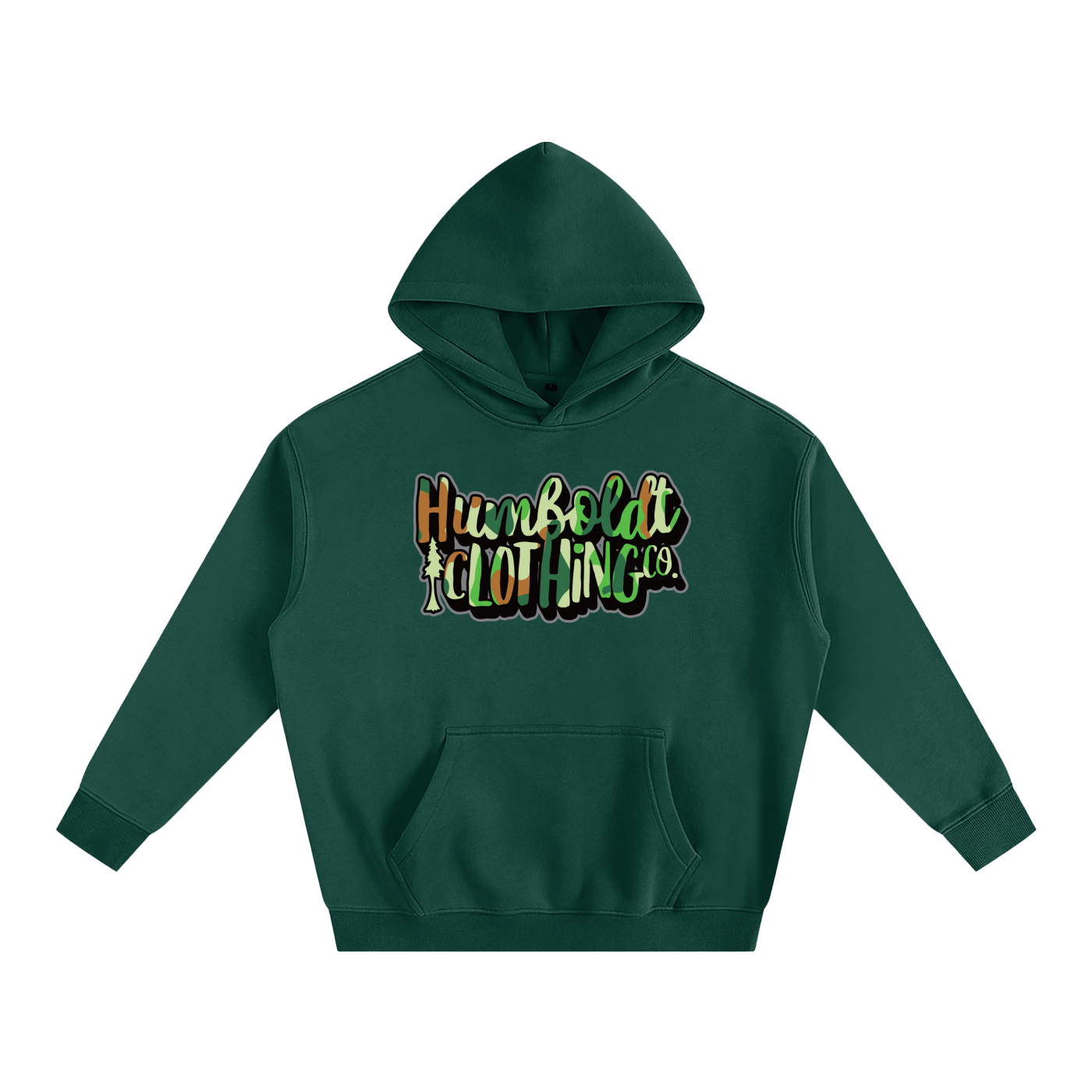Chromatic Camo Oversize Fleeced Hoodie-CUSTOM ORDER